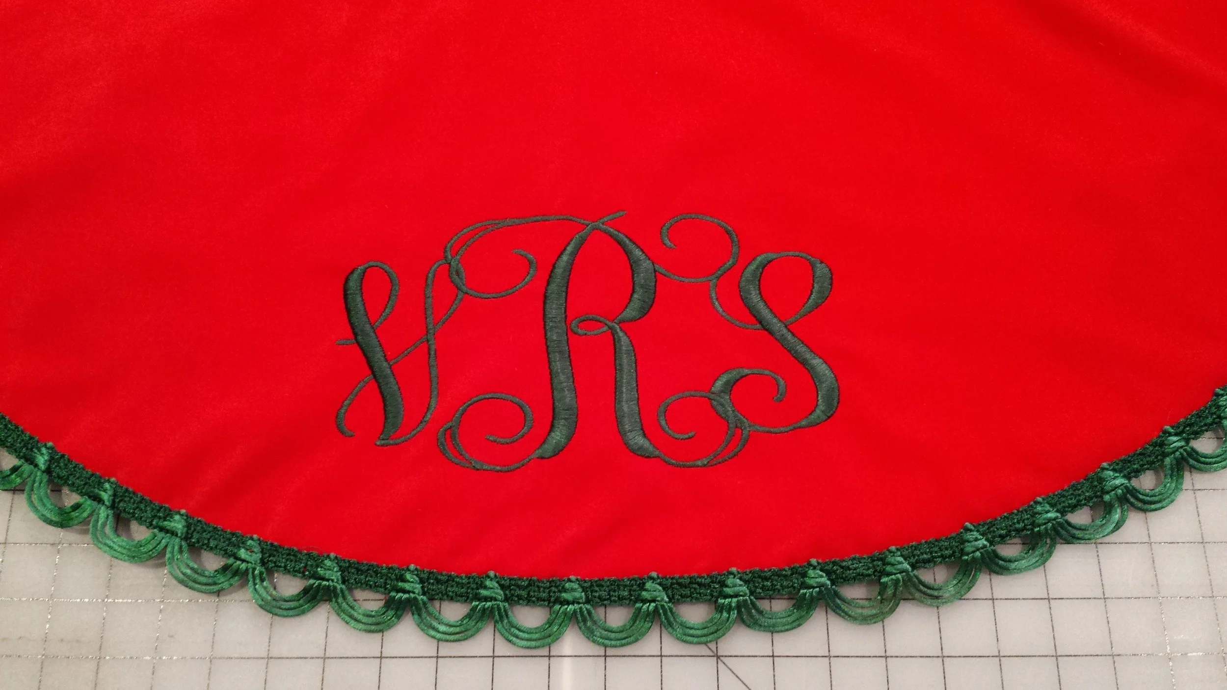 Custom Christmas Tree Skirt