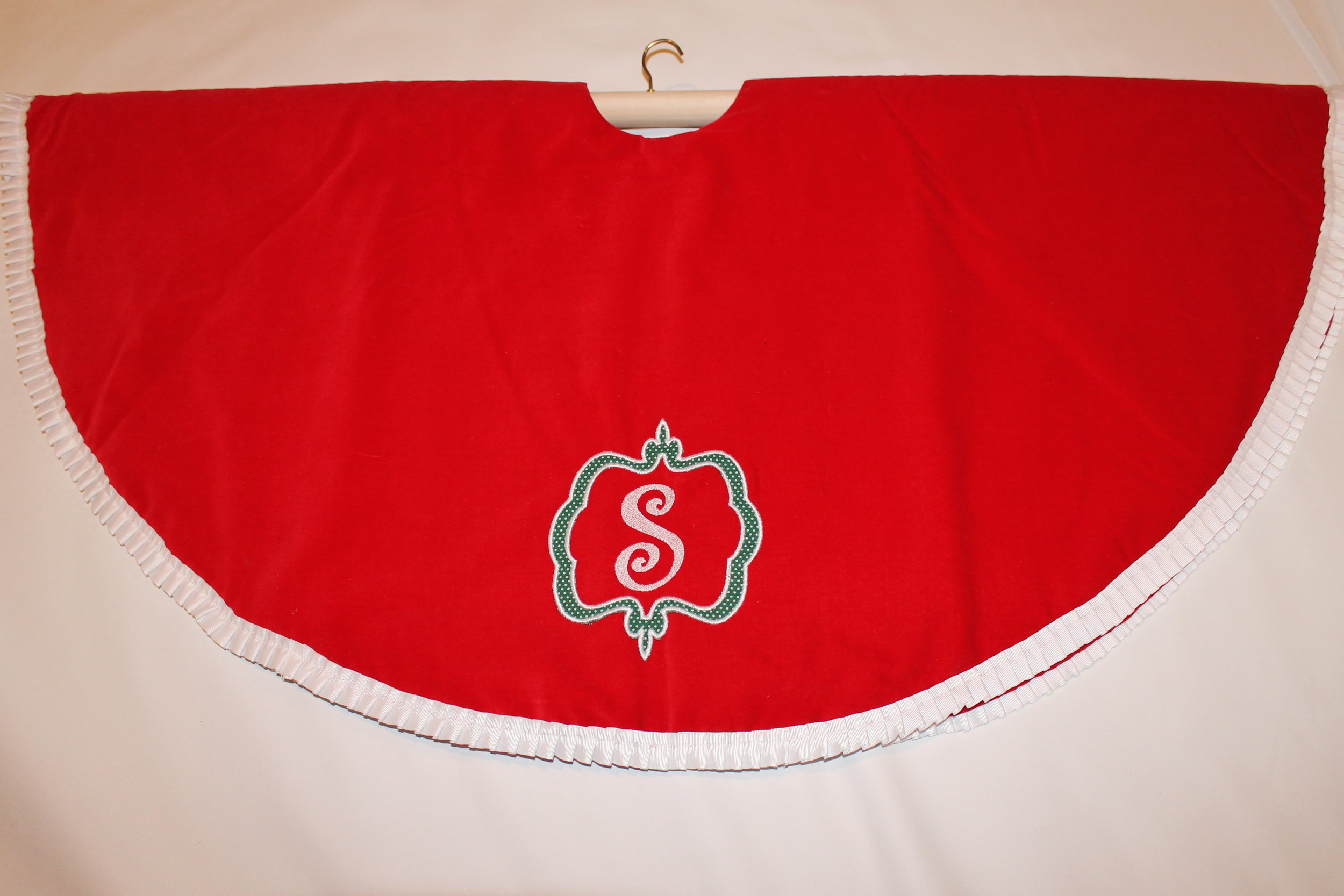 Monogrammed "S" Skirt