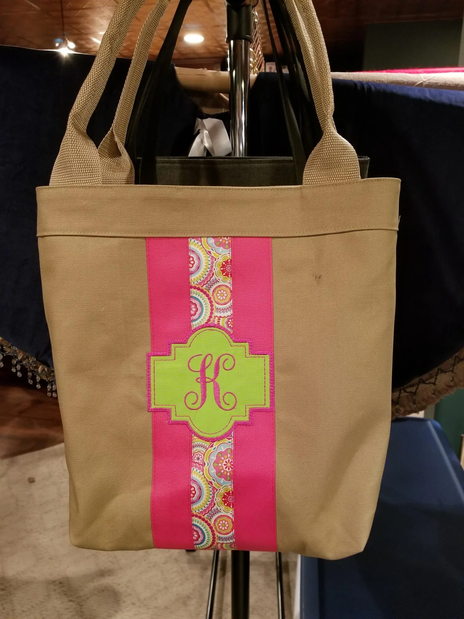 Monogrammed "K" Specialty Bag