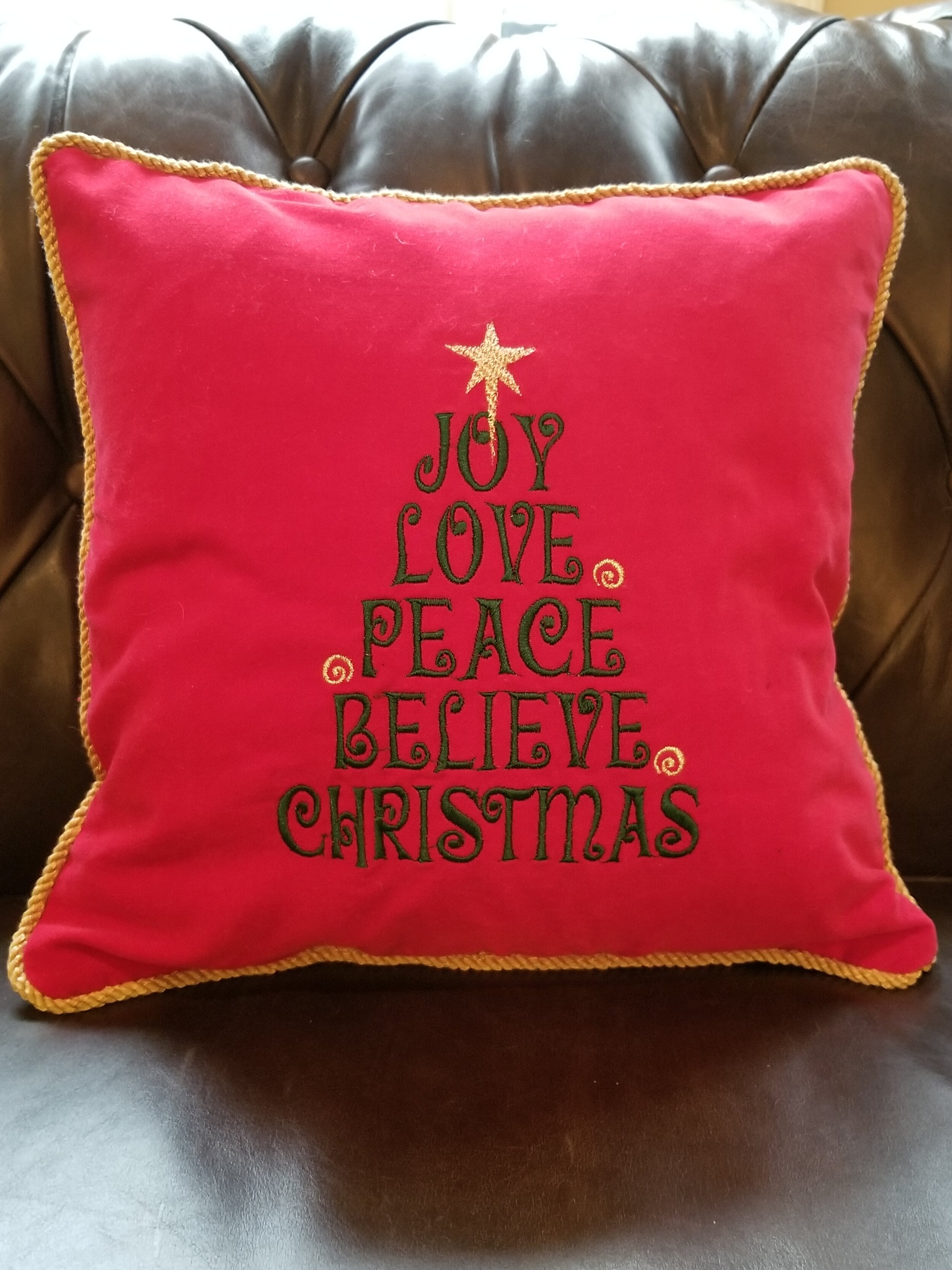 Believe Xmas Pillow