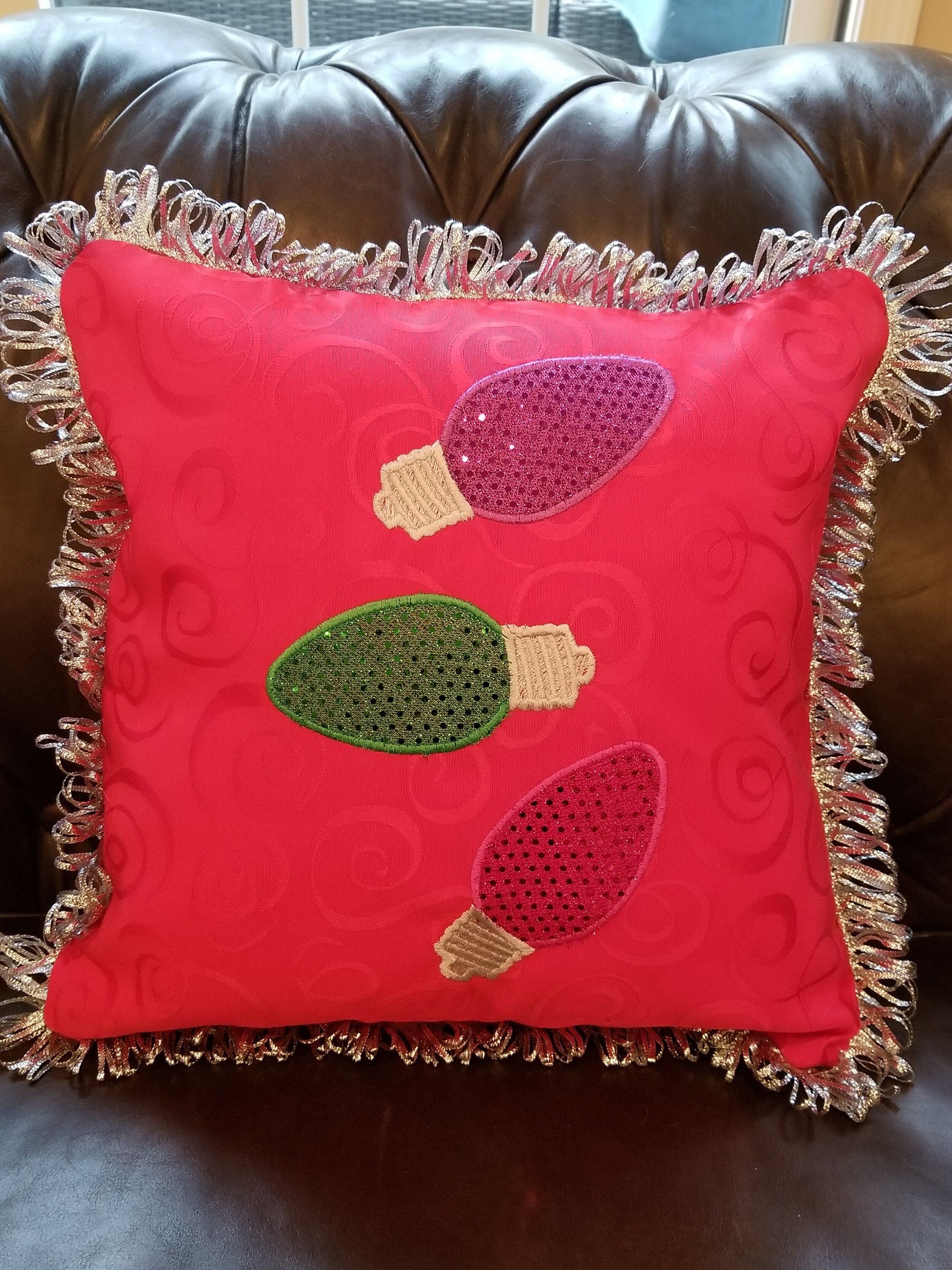 Xmas Lights Pillow