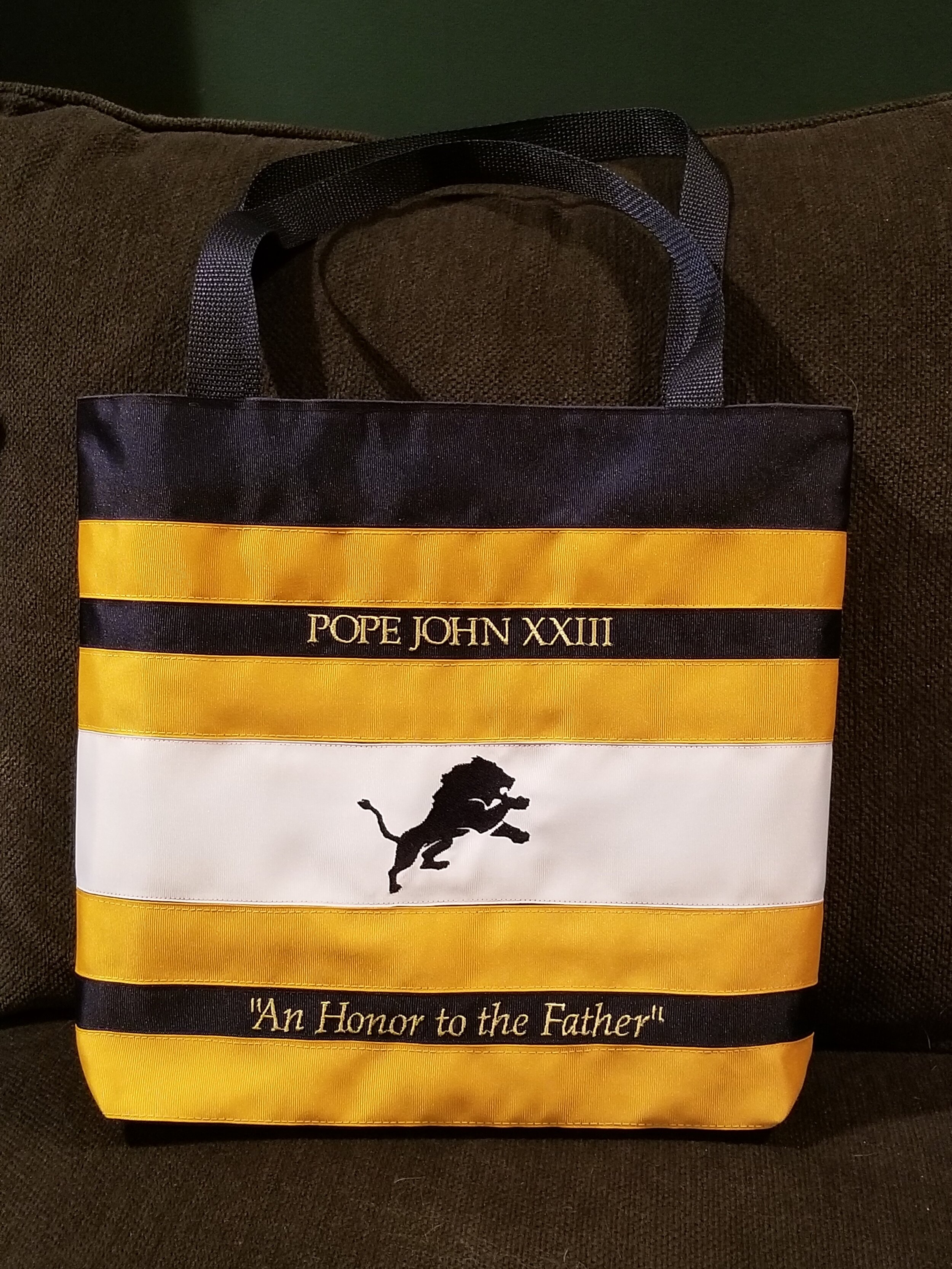 Pope John Themed tote