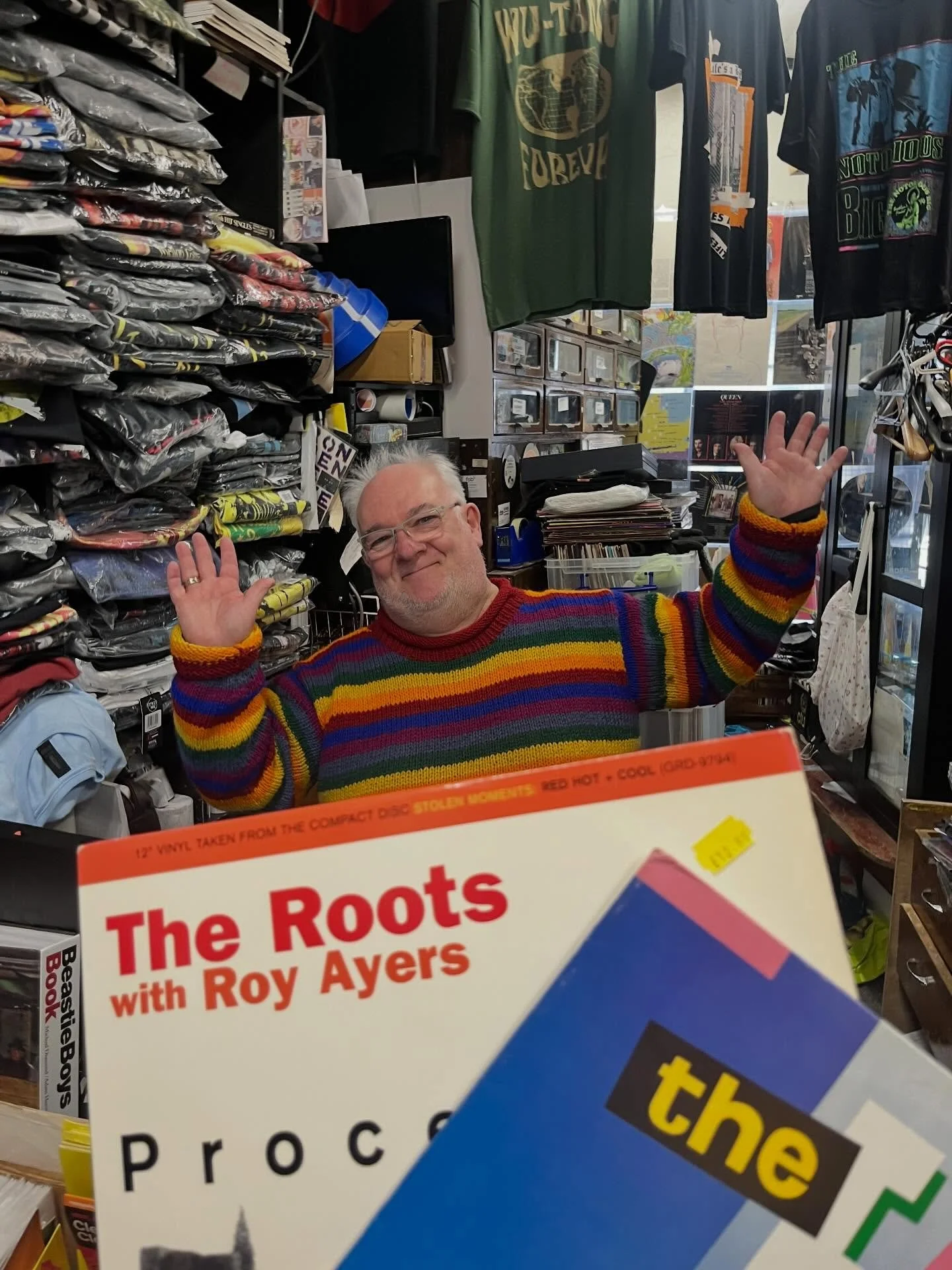 Always a delight to visit the treasure trove that is @europamusicstirling - one love folks ❤️