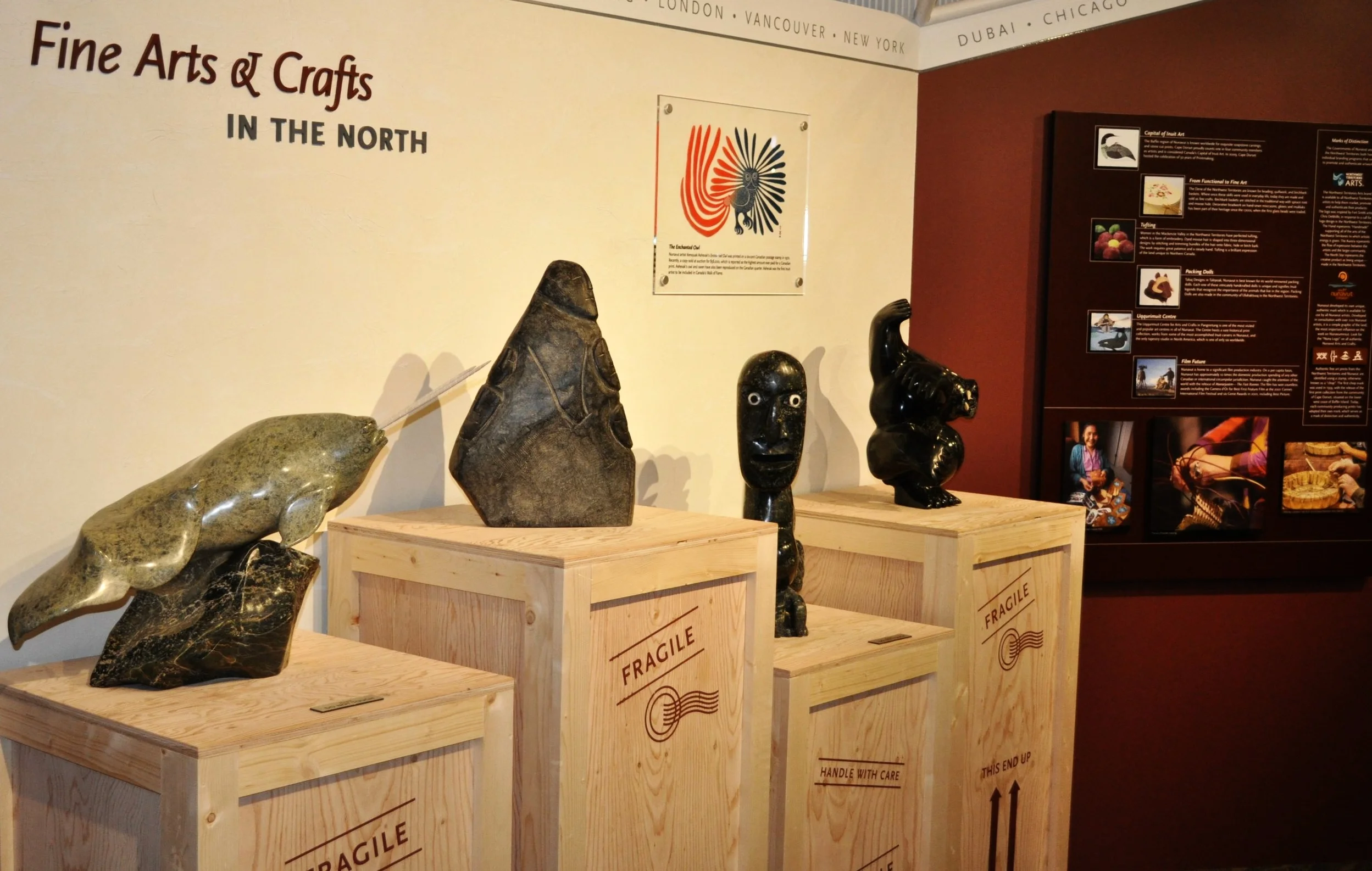 The creation and sale of fine arts and crafts are a significant contributor to social and economic well being in Canada's north.