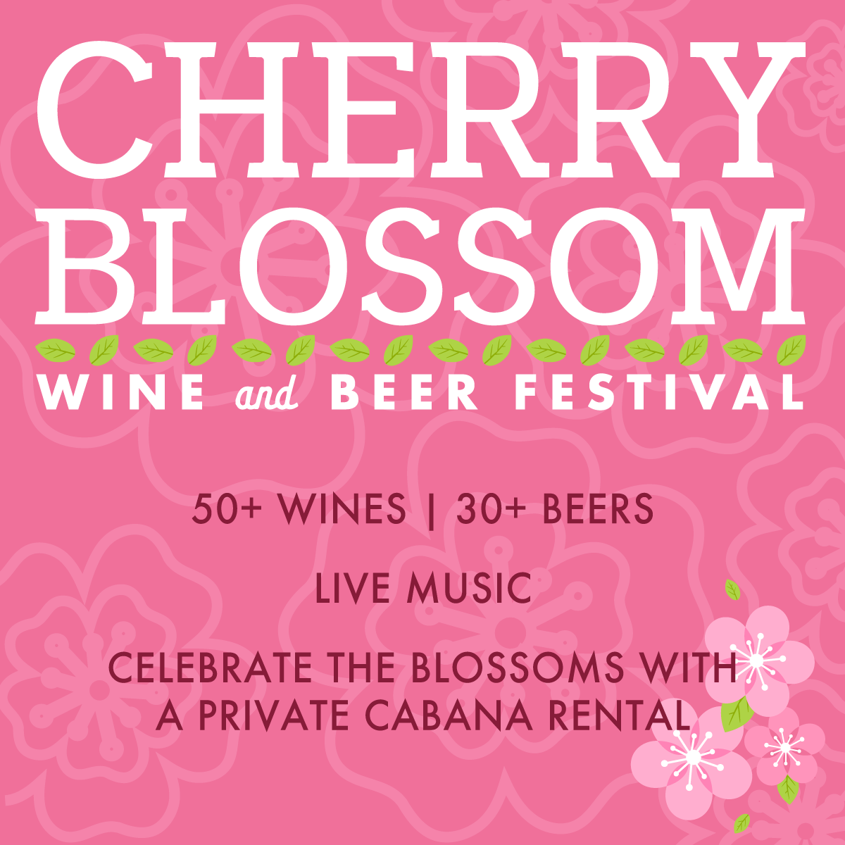 Cherry Blossom Beer and Wine Festival
