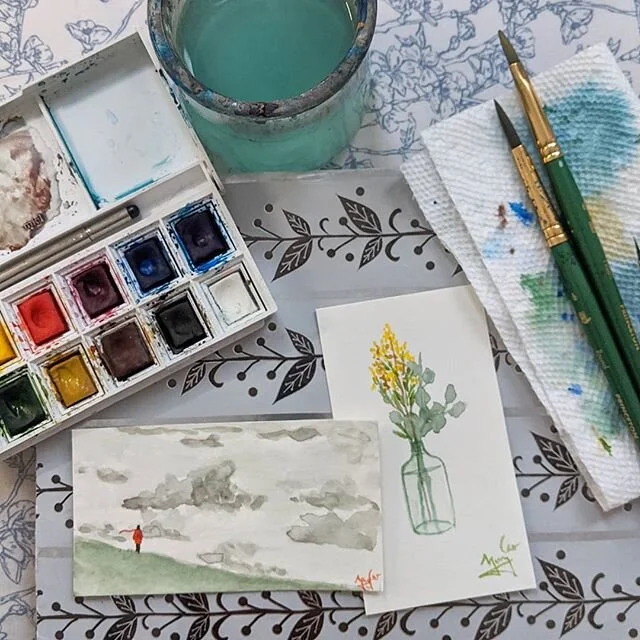My priorities are so skewed right now that my watercolor sketches need to all be the same color palette.
.
.
.
#colorpalette #blickartmaterials #watercolor #windsorandnewton #platosallegoryofthecave