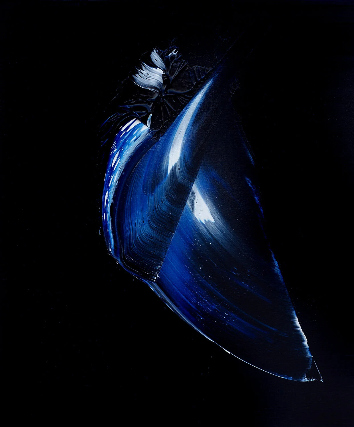 Blue 1, oil on linen, 24"x20", 2019