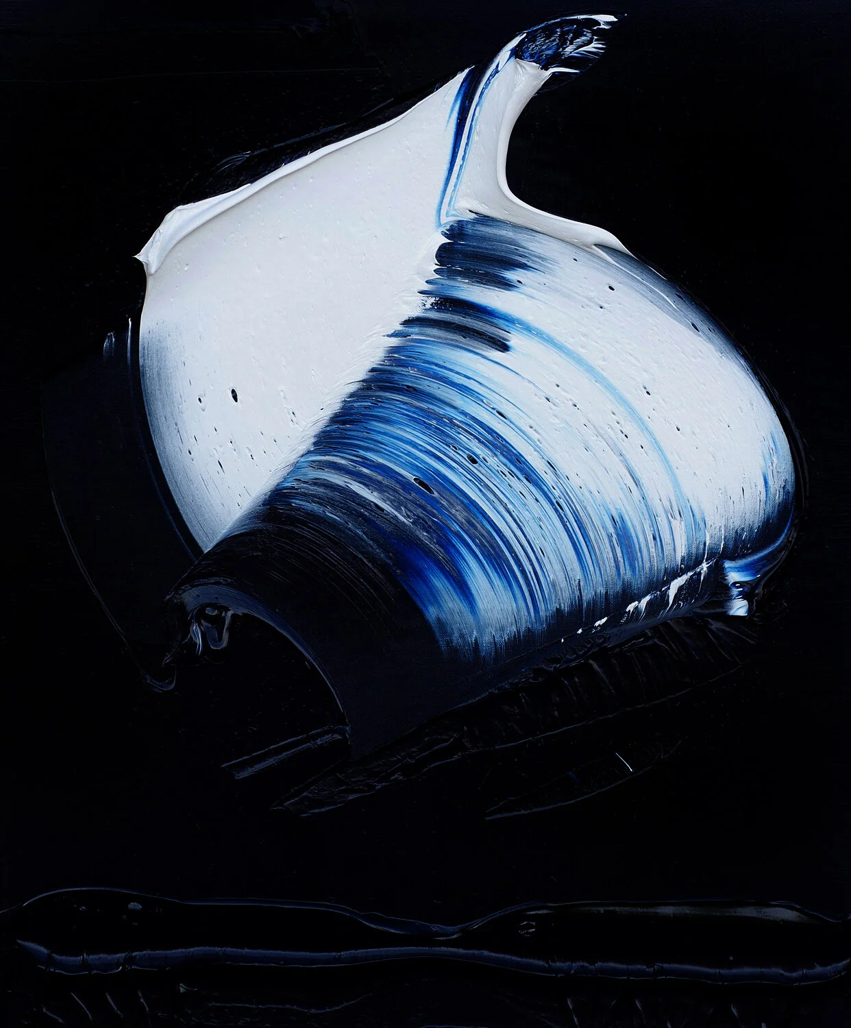 Blue 4, oil on linen, 24"x20", 2019