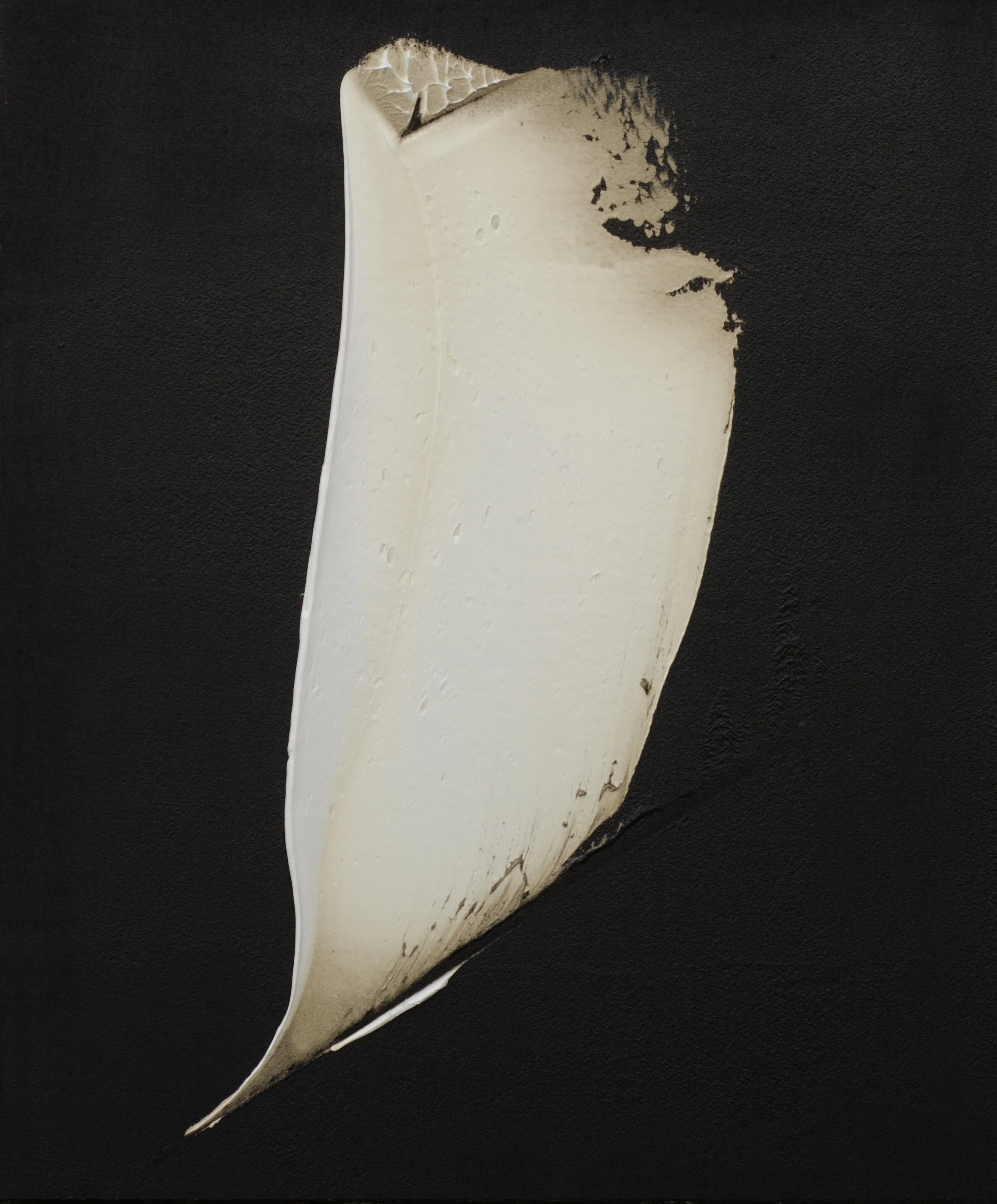 In Itself, oil & tar on linen 24"x20" 2019