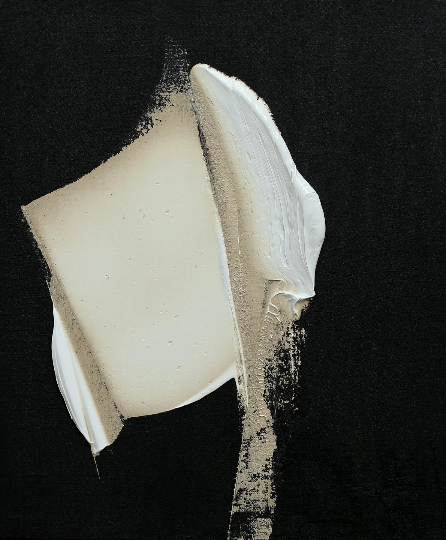 As You Are, oil & tar on linen, 24"x20", 2018