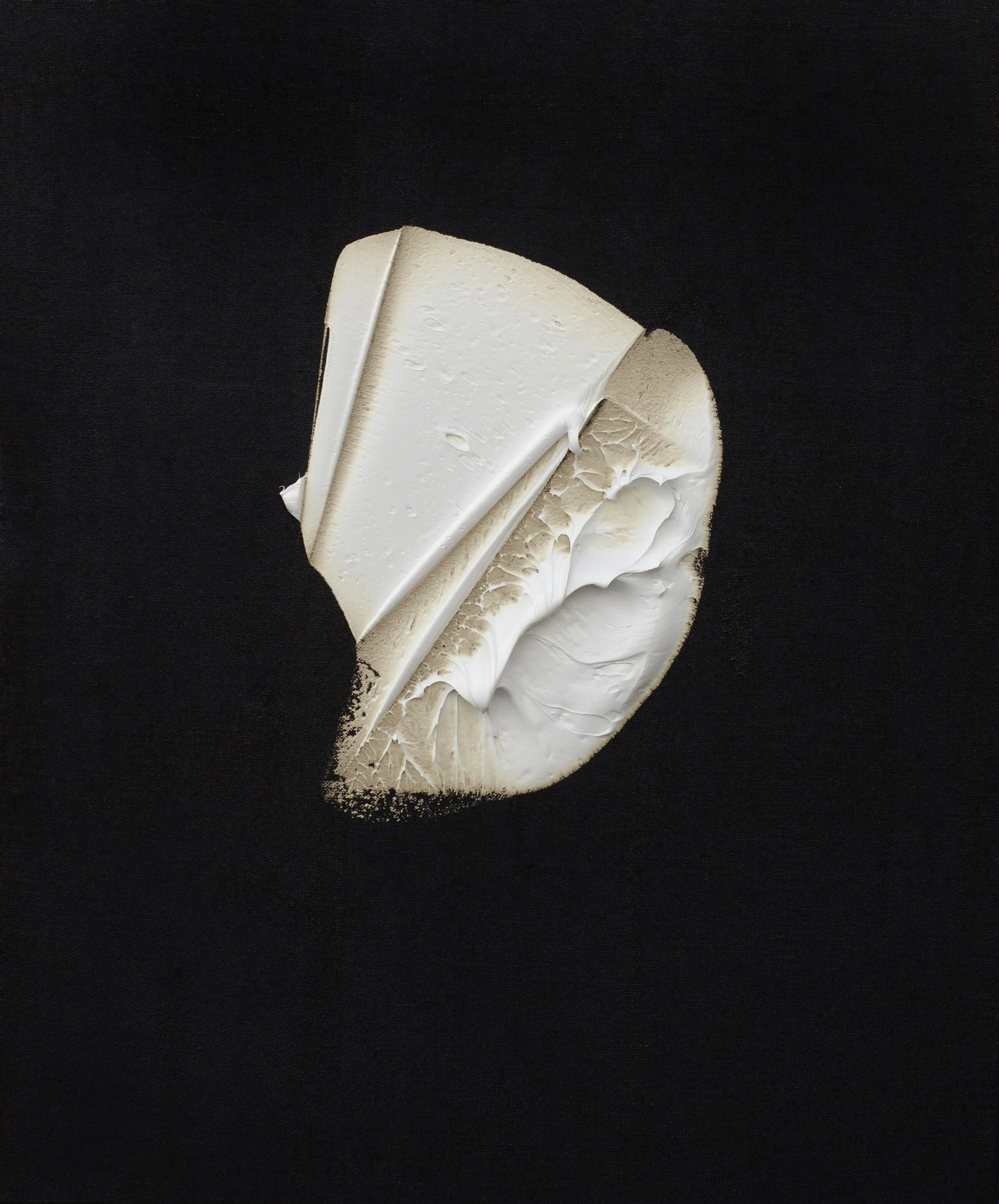 Joined Within, oil & tar on linen, 24"x20", 2019