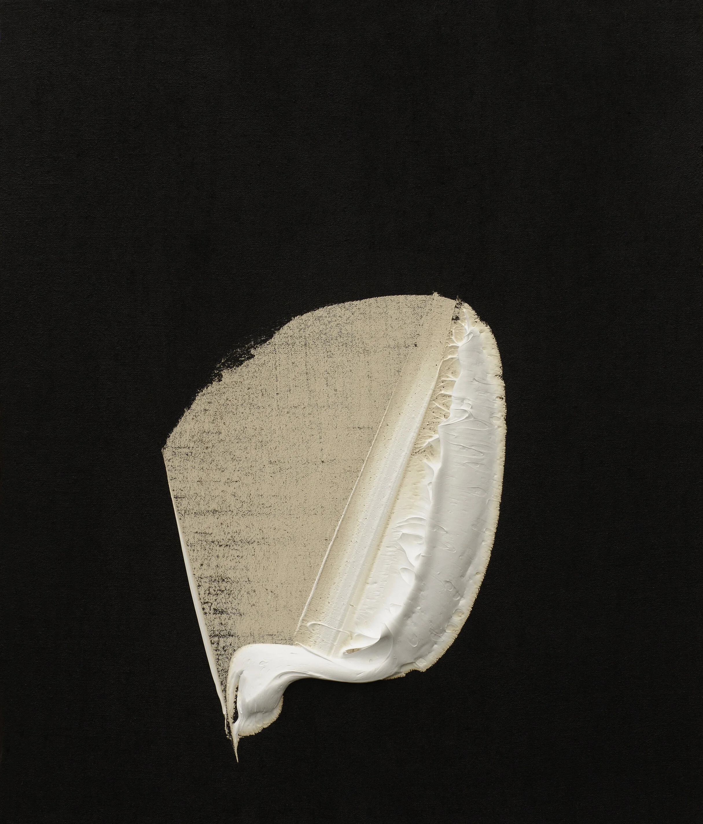 What It Is Not, oil & tar on linen, 24"x20", 2019