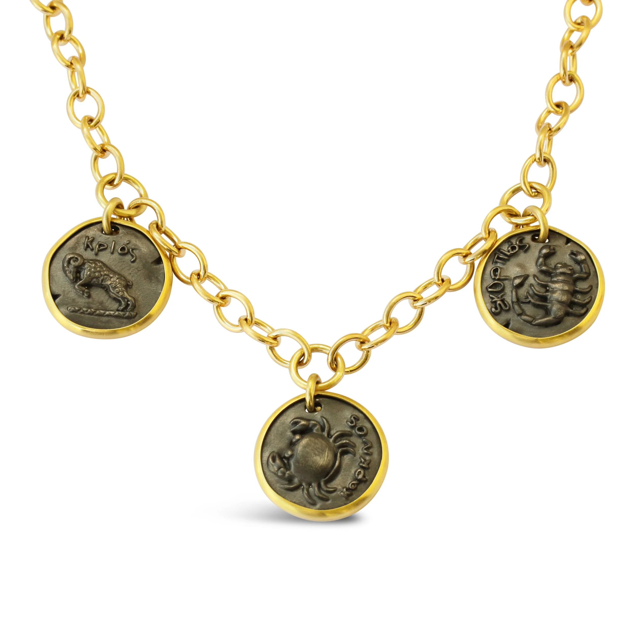 "YOUR STORY" NECKLACE WITH 3 PENDANTS