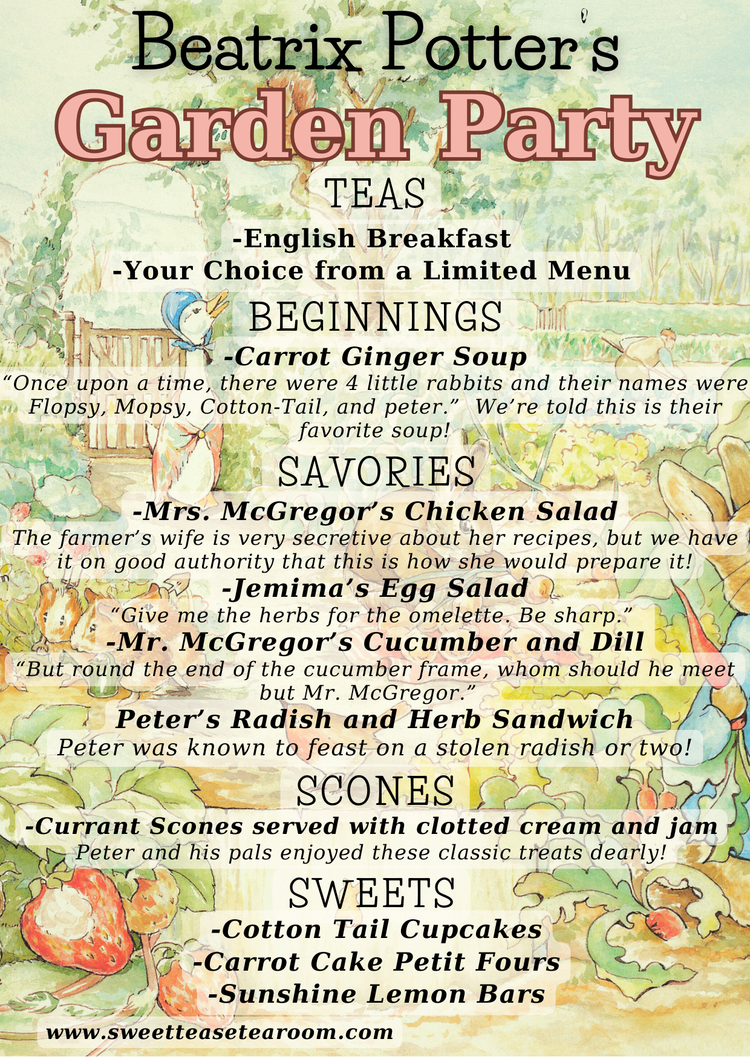 Afternoon Tea — Sweet Tease tea room