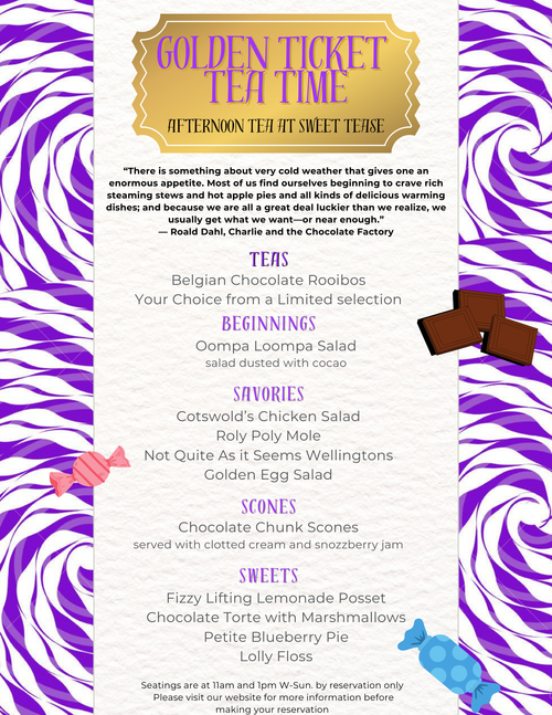 Afternoon Tea — Sweet Tease tea room