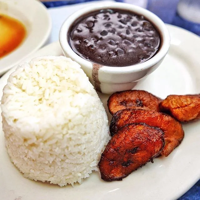 #MiamiStaples
You just gotta keep it real down here in #Miami
Stick with #Caribbean and #SouthAmerican food
Here is the holy trinity of #Rice, #Beans and #Plantains
Which I had with a simple Pollo Asado and I did cartwheels the whole way through it
#PerfectMeal #LessThan20Bucks #PuertoSagua