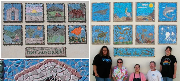 Grant Elementary, “Oh California!” and “Under the Sea” panels