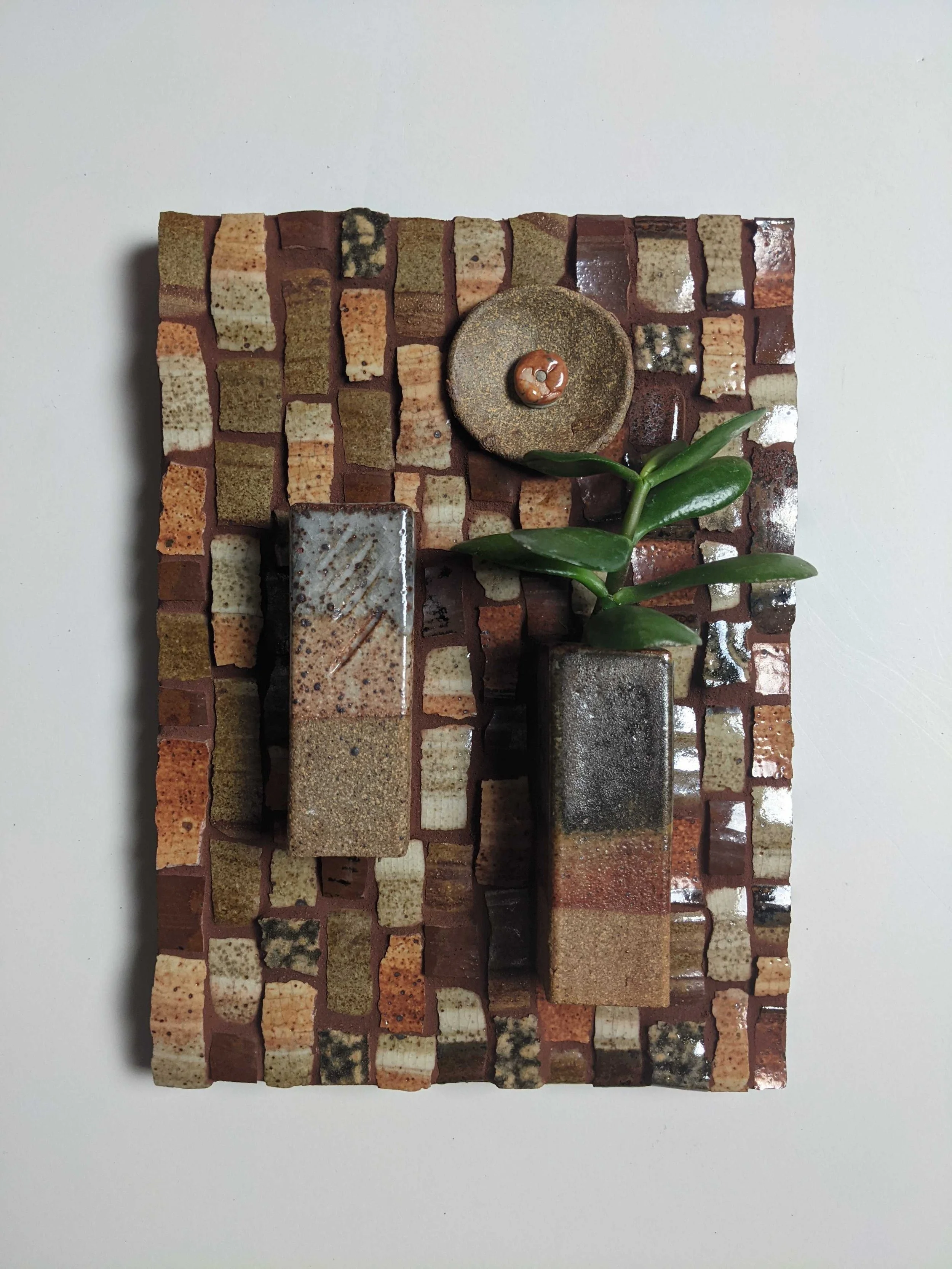 Exterior Mosaic Wall Relief in San Pedro