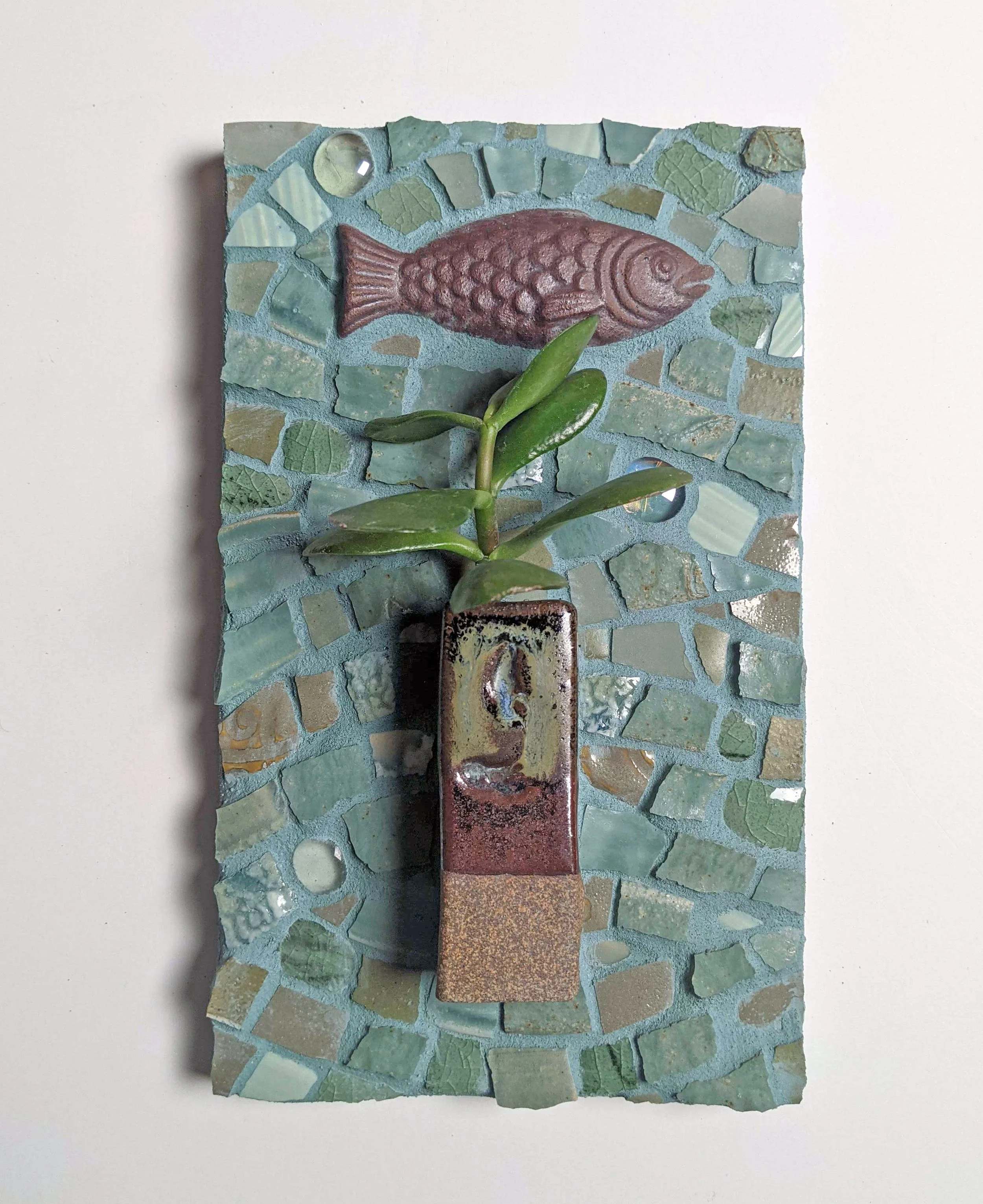 Garden Succulent Mosaic Wall Workshop at The Maloof Foundation