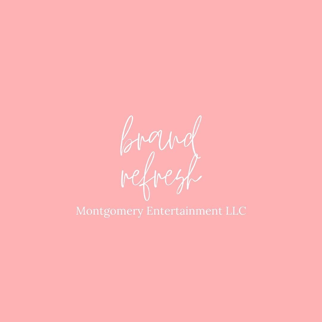 Happy 1 year of the new ME! 💓 Last year, I worked with @montgomeryentertainmentllc to give her brand a fresh, updated look. When Ashley founded ME in 2010, she chose hot pink as her primary brand color. I took that and brought it into a logo and bra