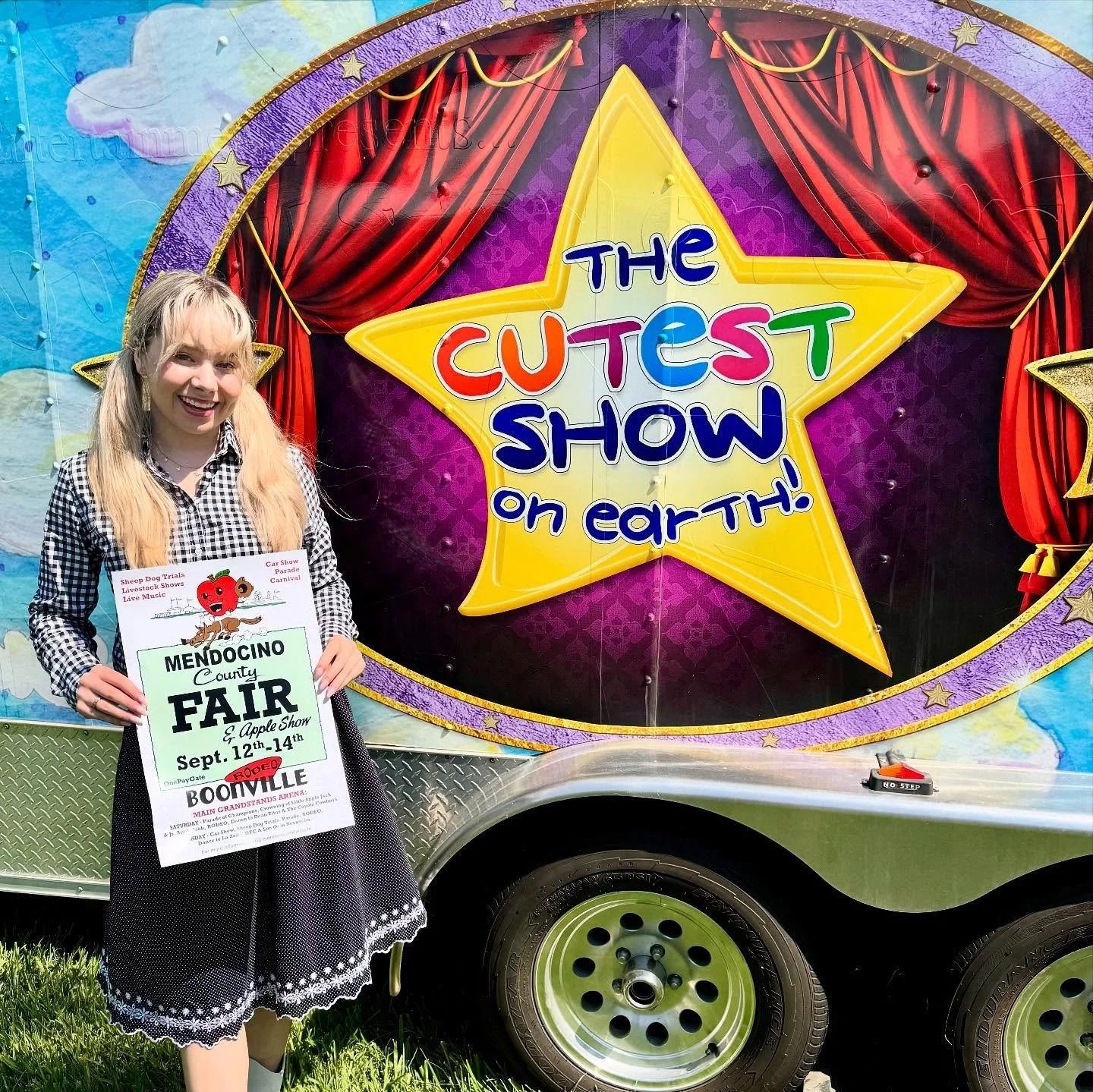Long weekend working the Mendacino County Fair &amp; Apple Show was a success! 🍎 This event looked a little different than the events I have traveled for in the past, where I have been working on production behind-the-scenes. This time I was the ent
