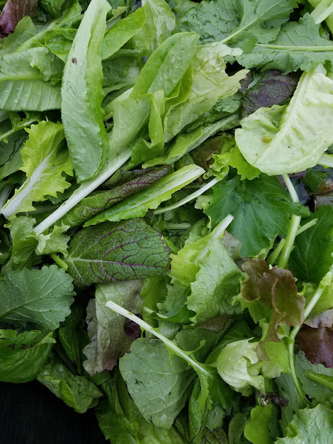 Delicious and colorful cold-sweetened salad.