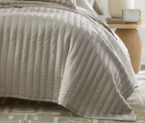 Urban Bamboo Mushroom Quilted Coverlet Collection
