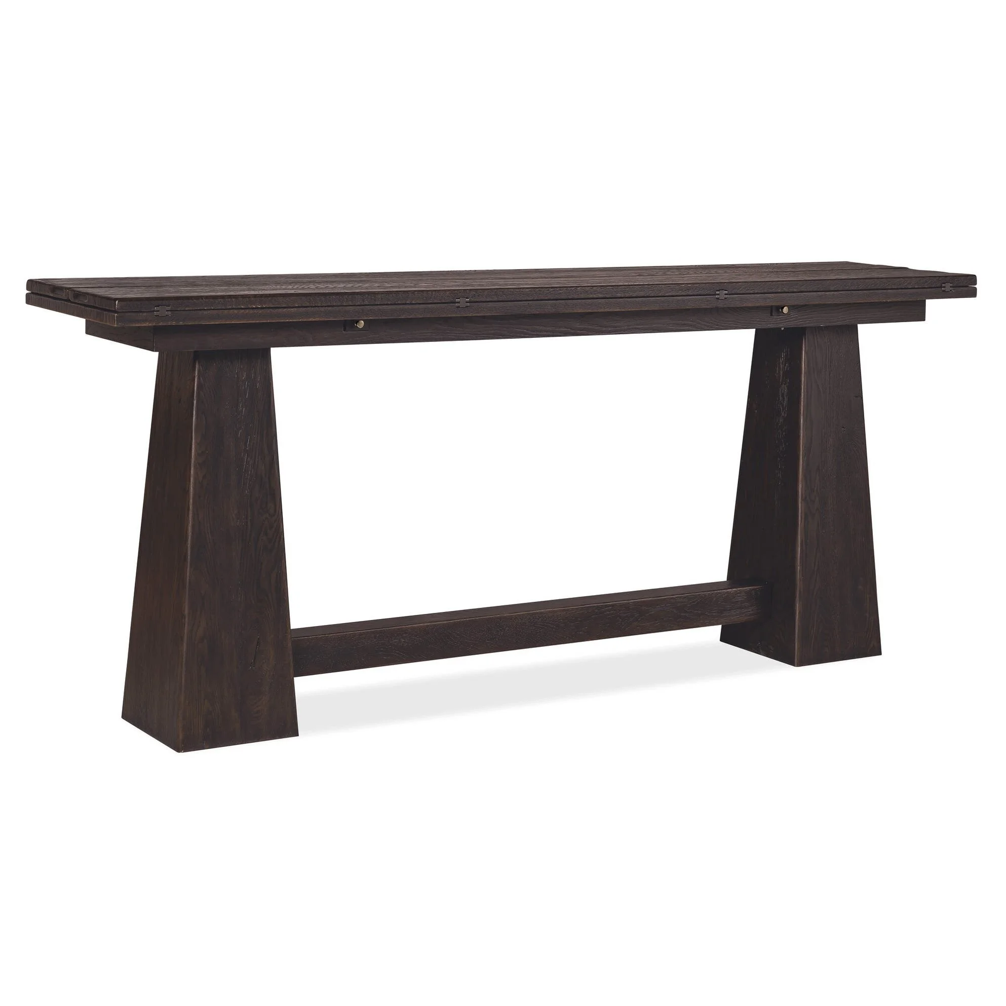 Burnt Timber Driftwood Flip-Top Console Table