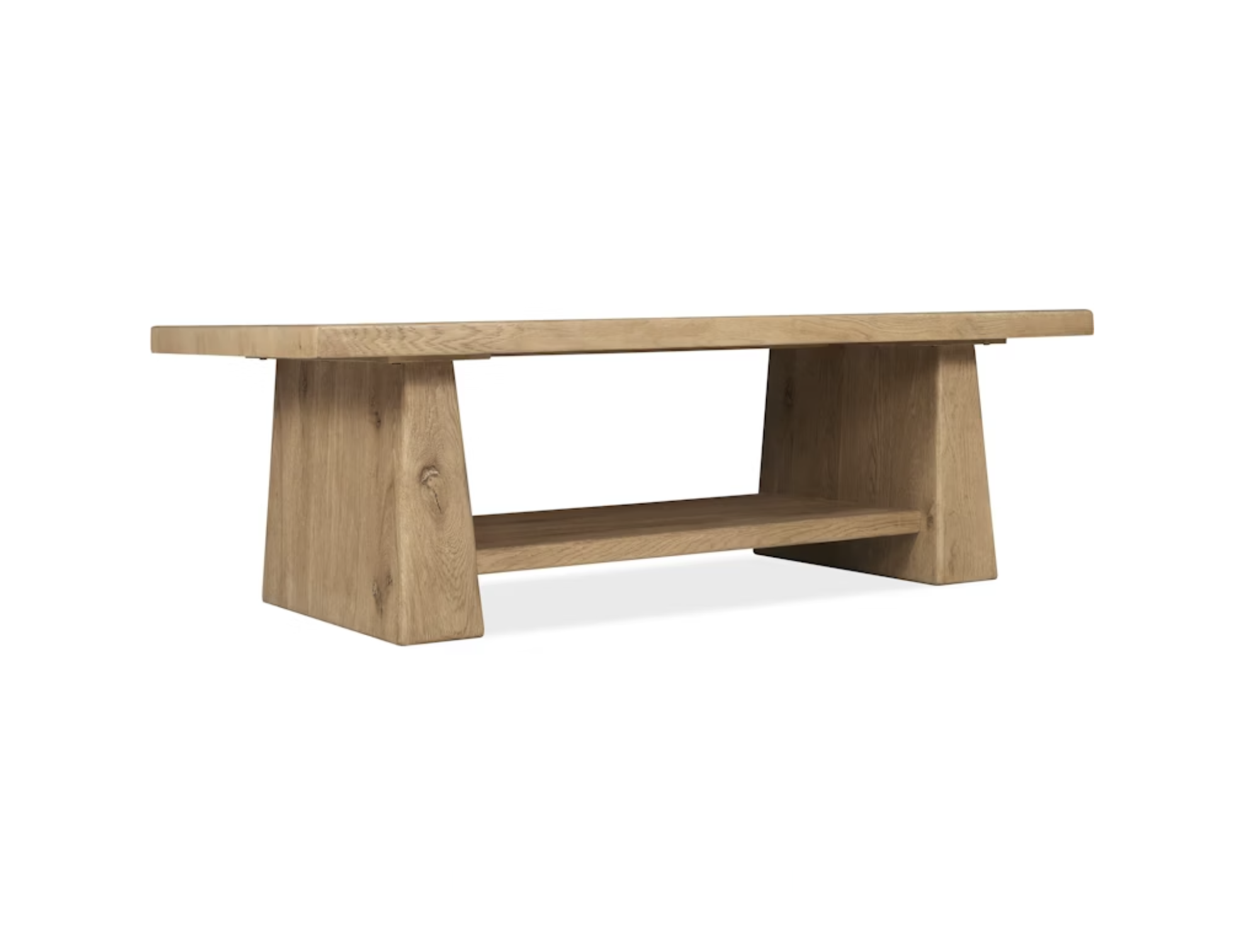 Warm Buckboard Driftwood Rectangle Cocktail Table