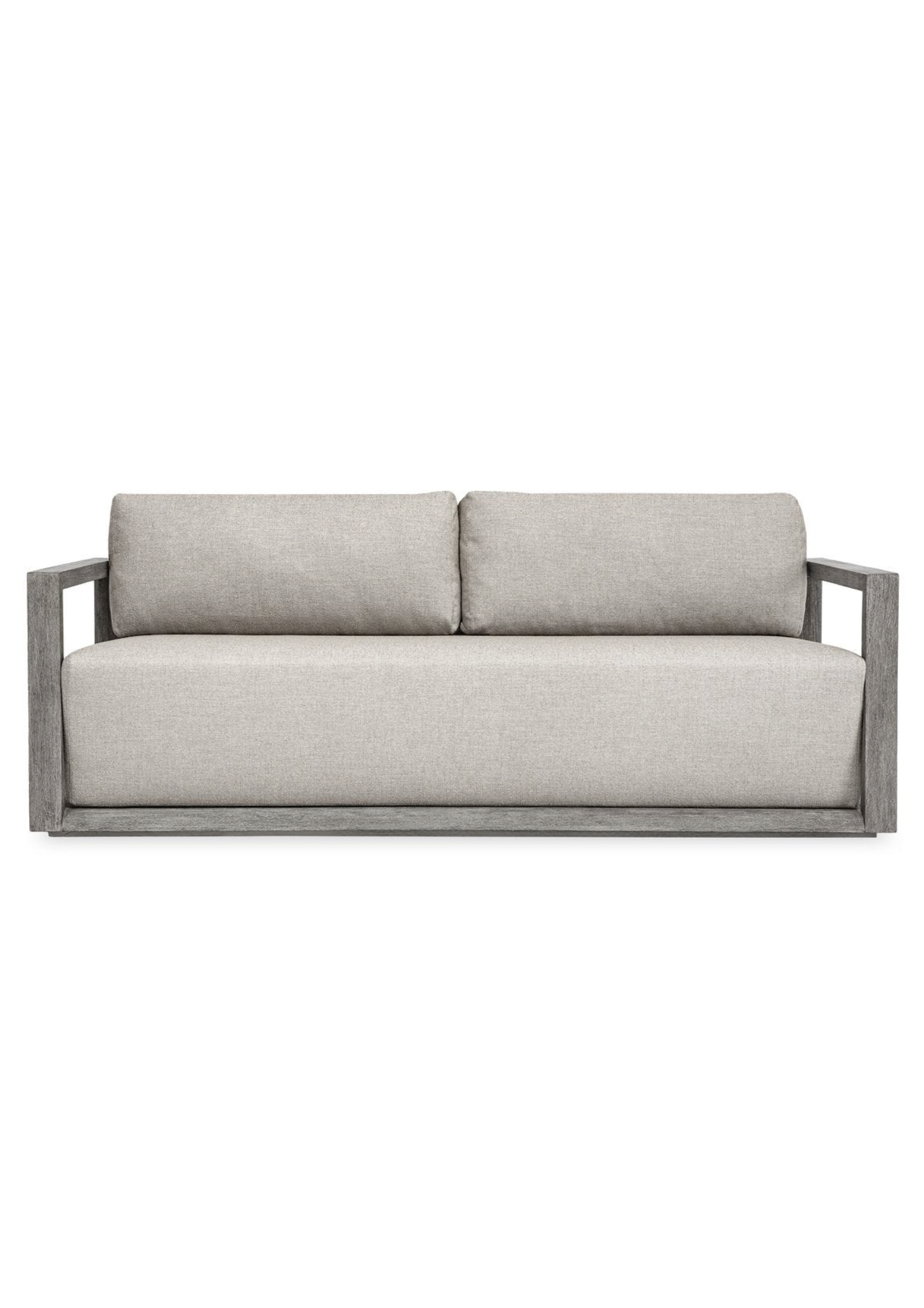 Weathered Gray/Dove Remsen Outdoor 3 Seater Sofa