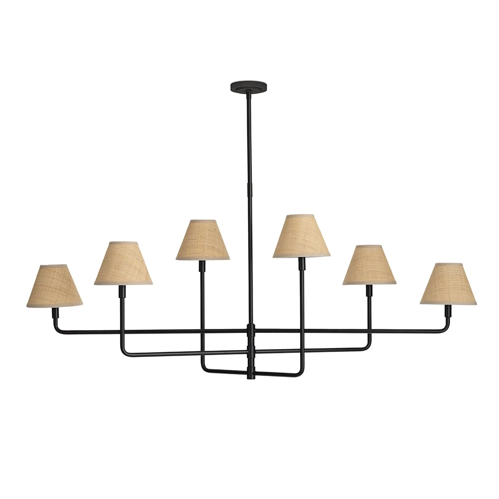 Rattan Polly Chandelier