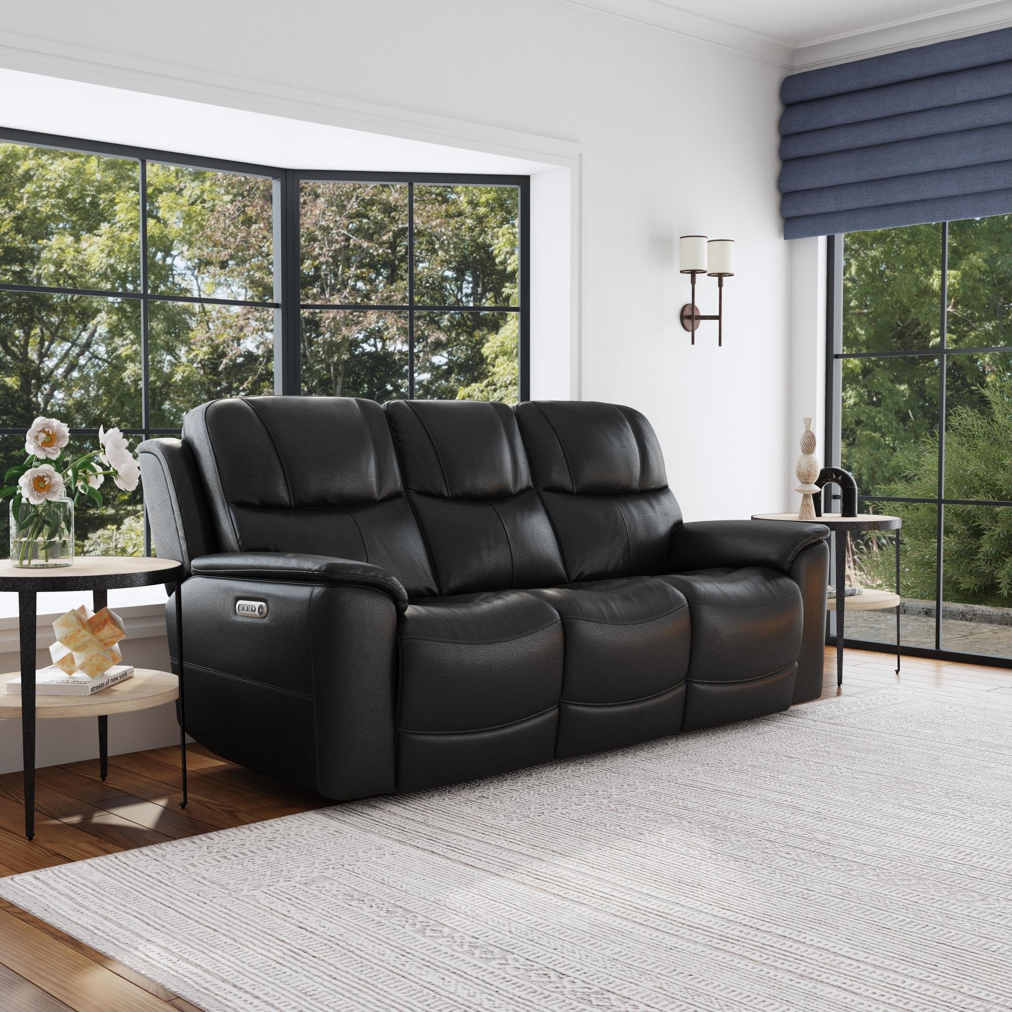 Crew Raven Power Reclining Sofa
