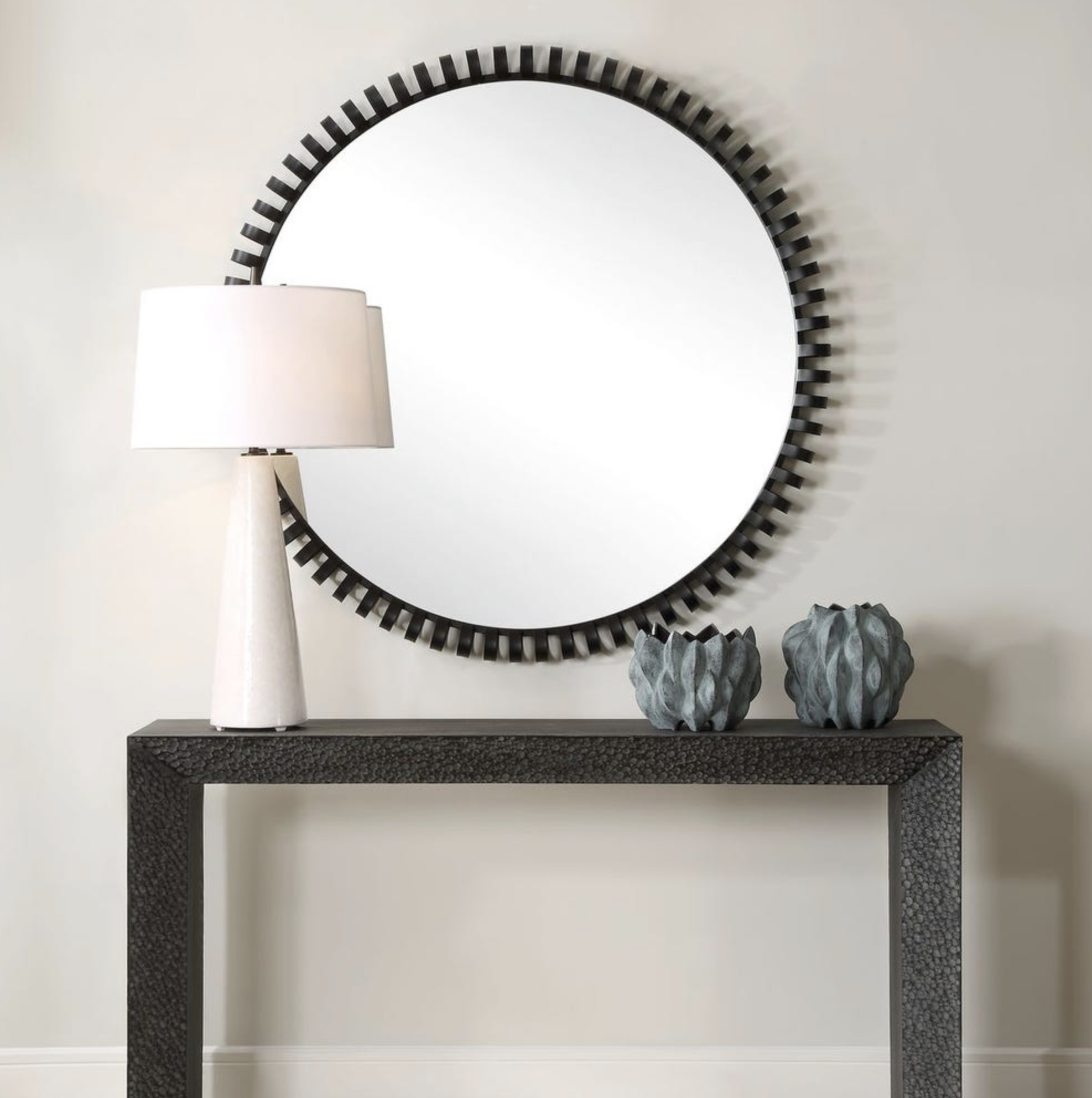Corona Round Mirror