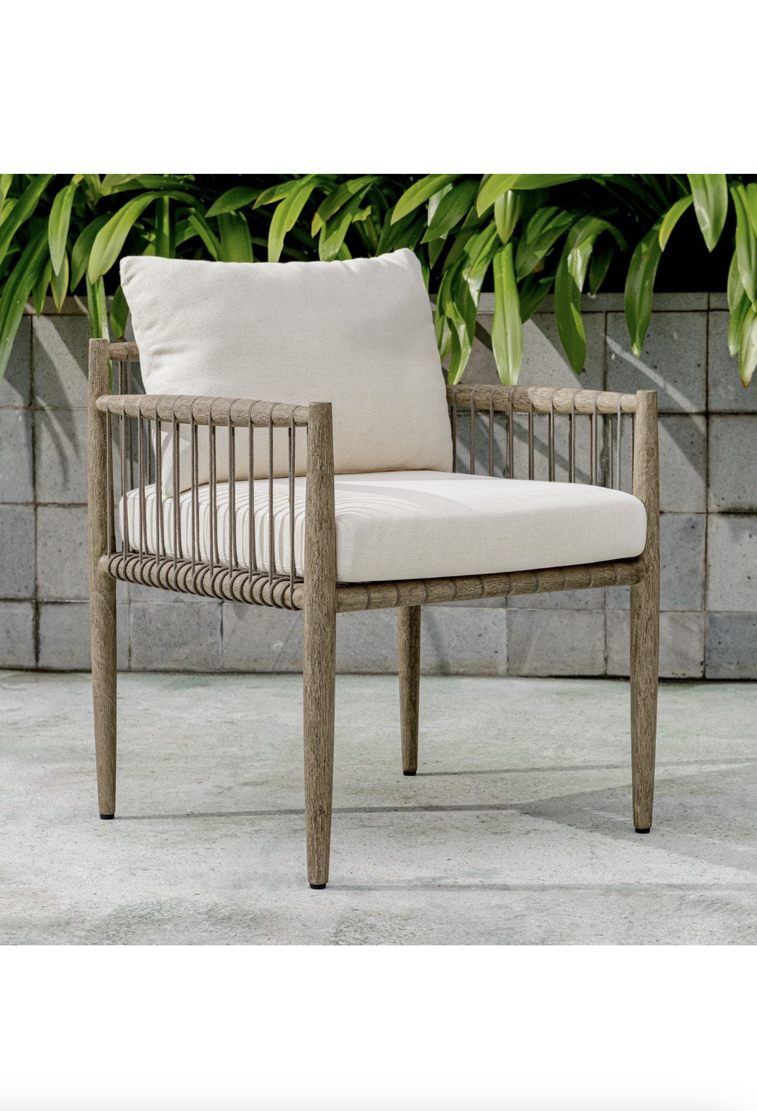 Dove Borneo Outdoor Dining Chair