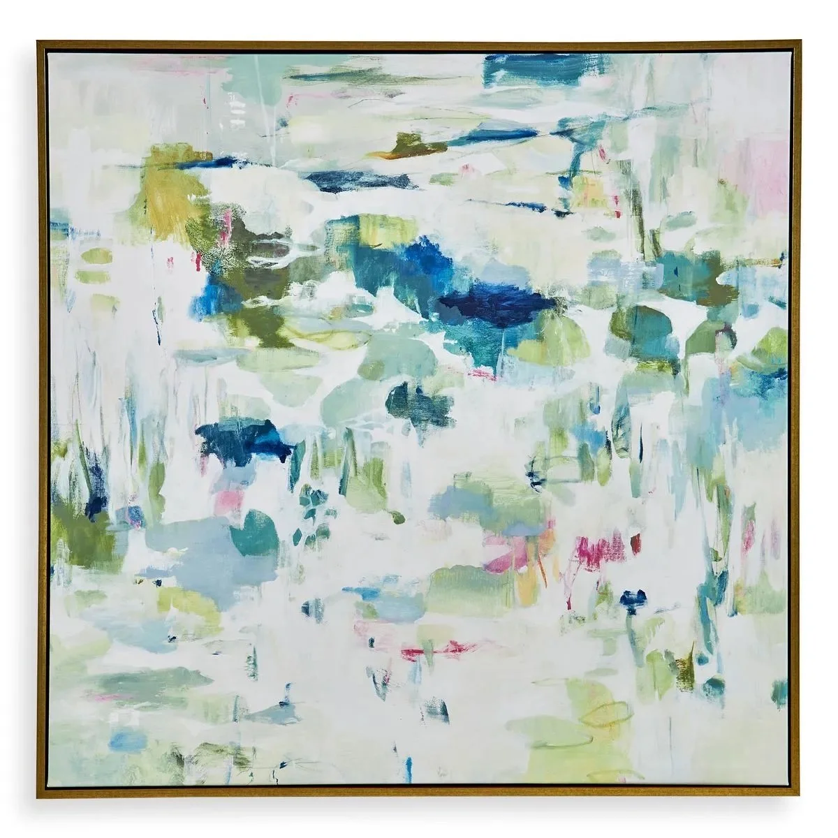 Abstract Reflections Framed Canvas