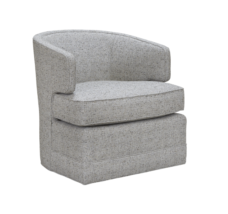 Customizable Jolie Swivel Accent Chair — Miller's Home Furnishings