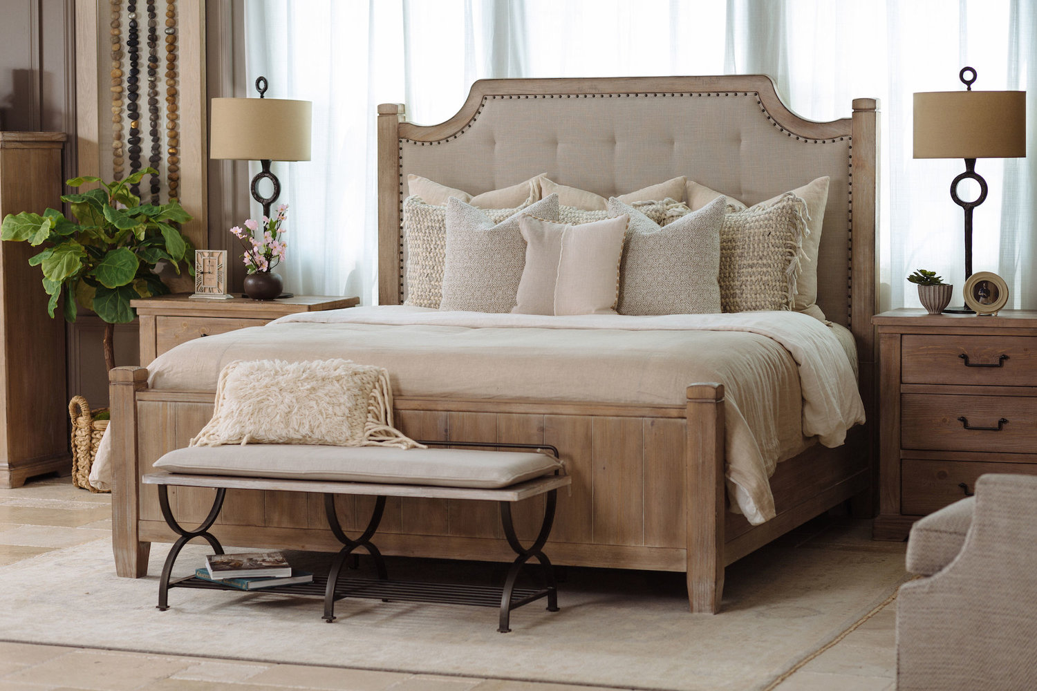 Luxury look for bed room. monteverdi bedroom collection miller s home furnishings