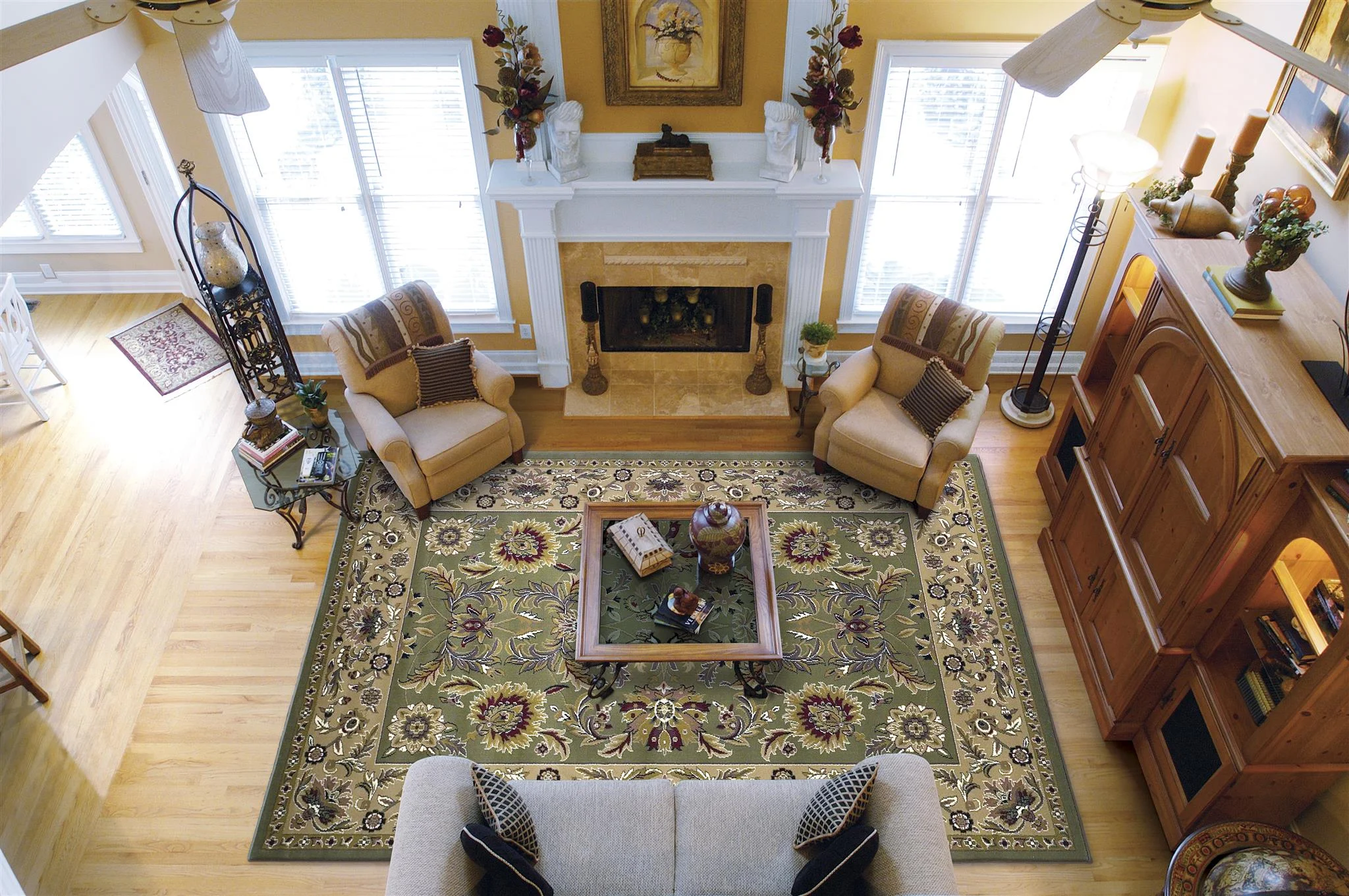 Green:Taupe Kashan Cambridge 2.jpg