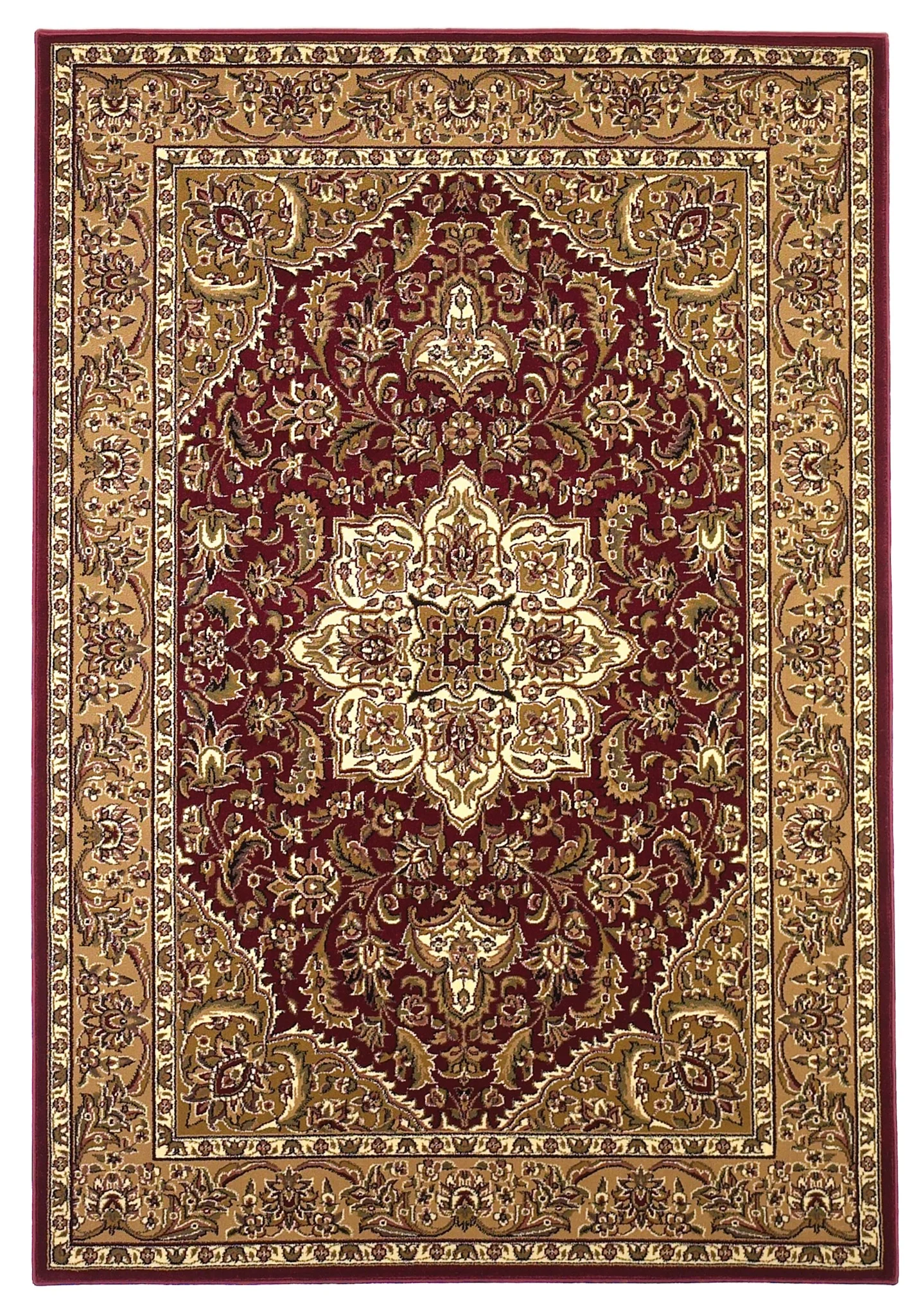 Red:Beige Kashan Cambridge.jpg