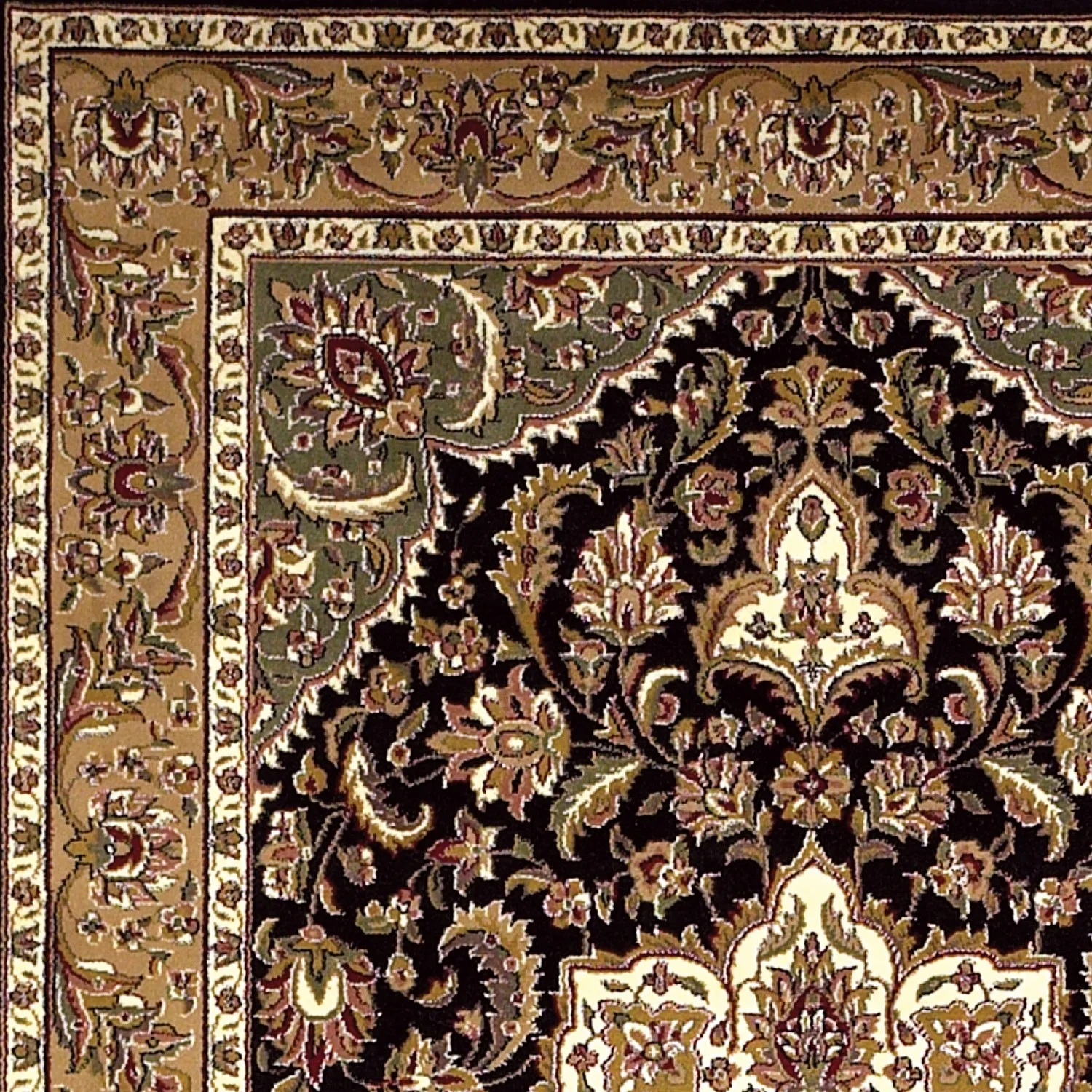 Black:Beige Kashan Medallion Cambridge 4.jpg