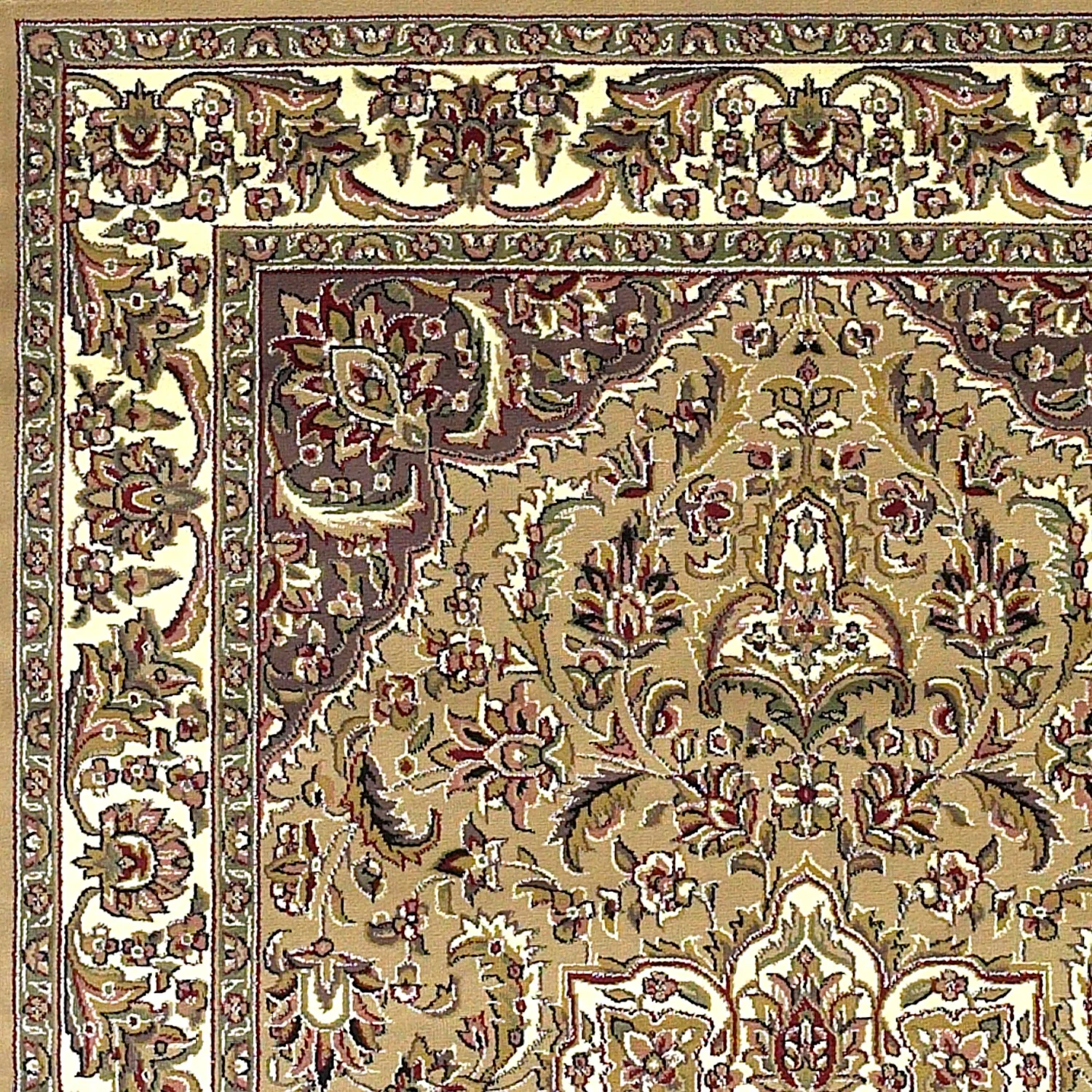 Beige:Ivory Kashan Medallion Cambridge 3.jpg