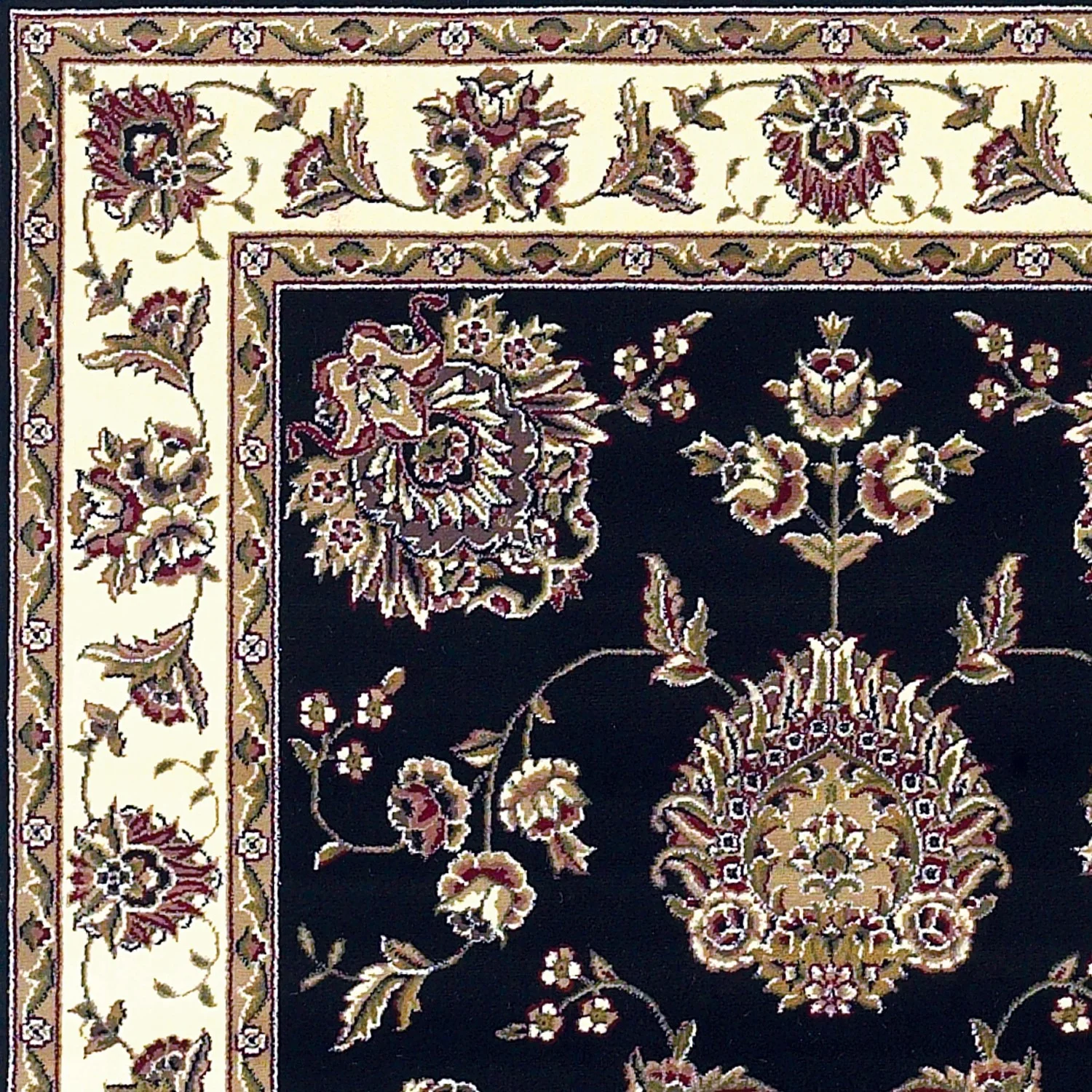 Black:Ivory Floral Mahal Cambridge  3.jpg