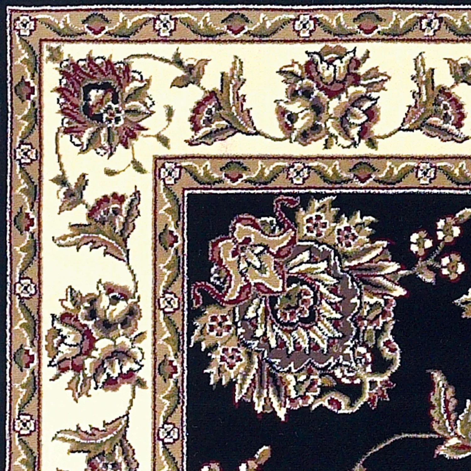 Black:Ivory Floral Mahal Cambridge  4.jpg