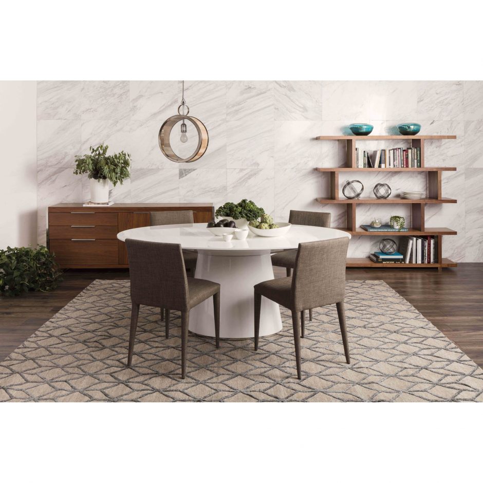 Florence Rectangular Dining Table Small Walnut — Miller's Home Furnishings
