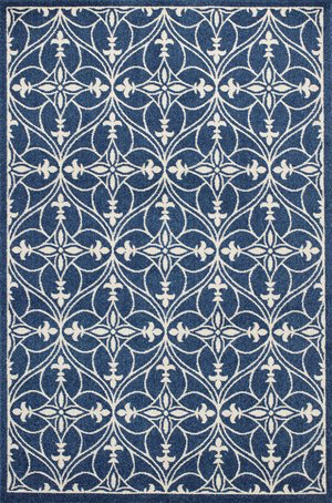Denim Bentley Lucia Indoor/Outdoor Rug 
