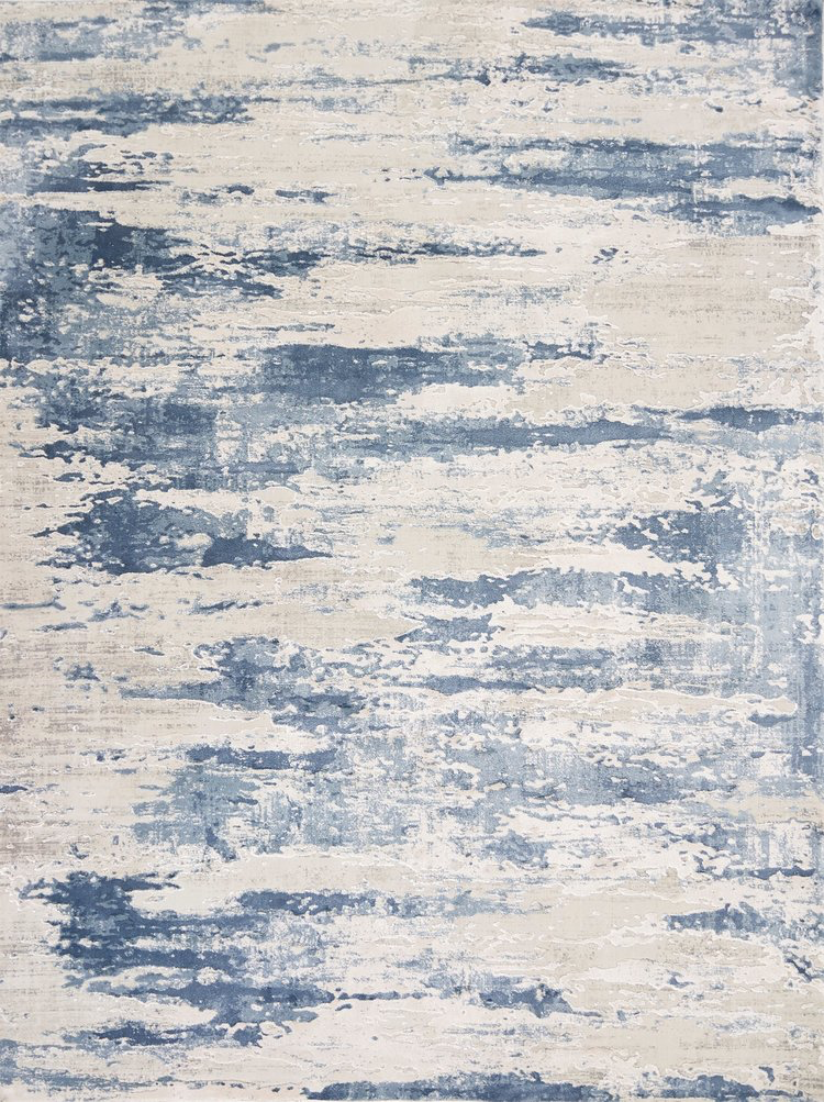 Grey &amp; Blue Landscape Generations Rug