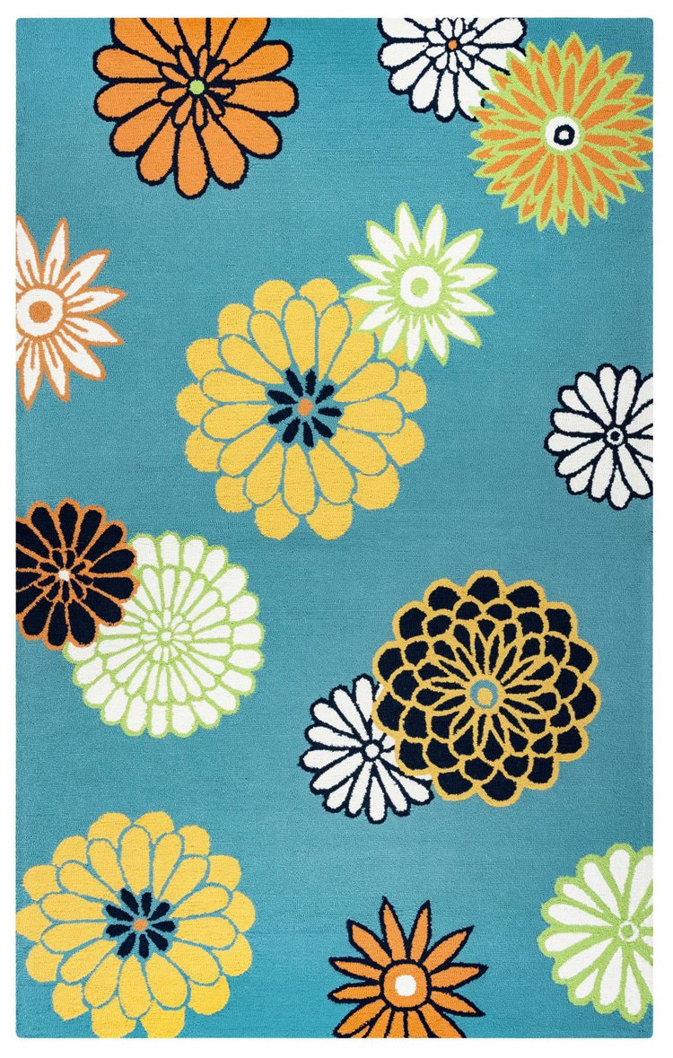 Teal Azzura Hill Rug