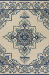 Ivory/Blue Serafina Harbor Indoor/Outdoor Area Rug