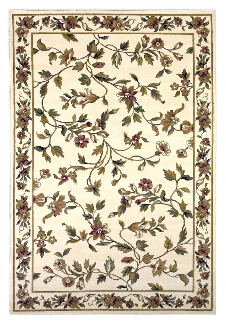 Ivory Floral Vine Medallion Cambridge