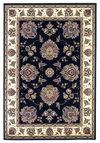 Black/Ivory Floral Mahal Cambridge 